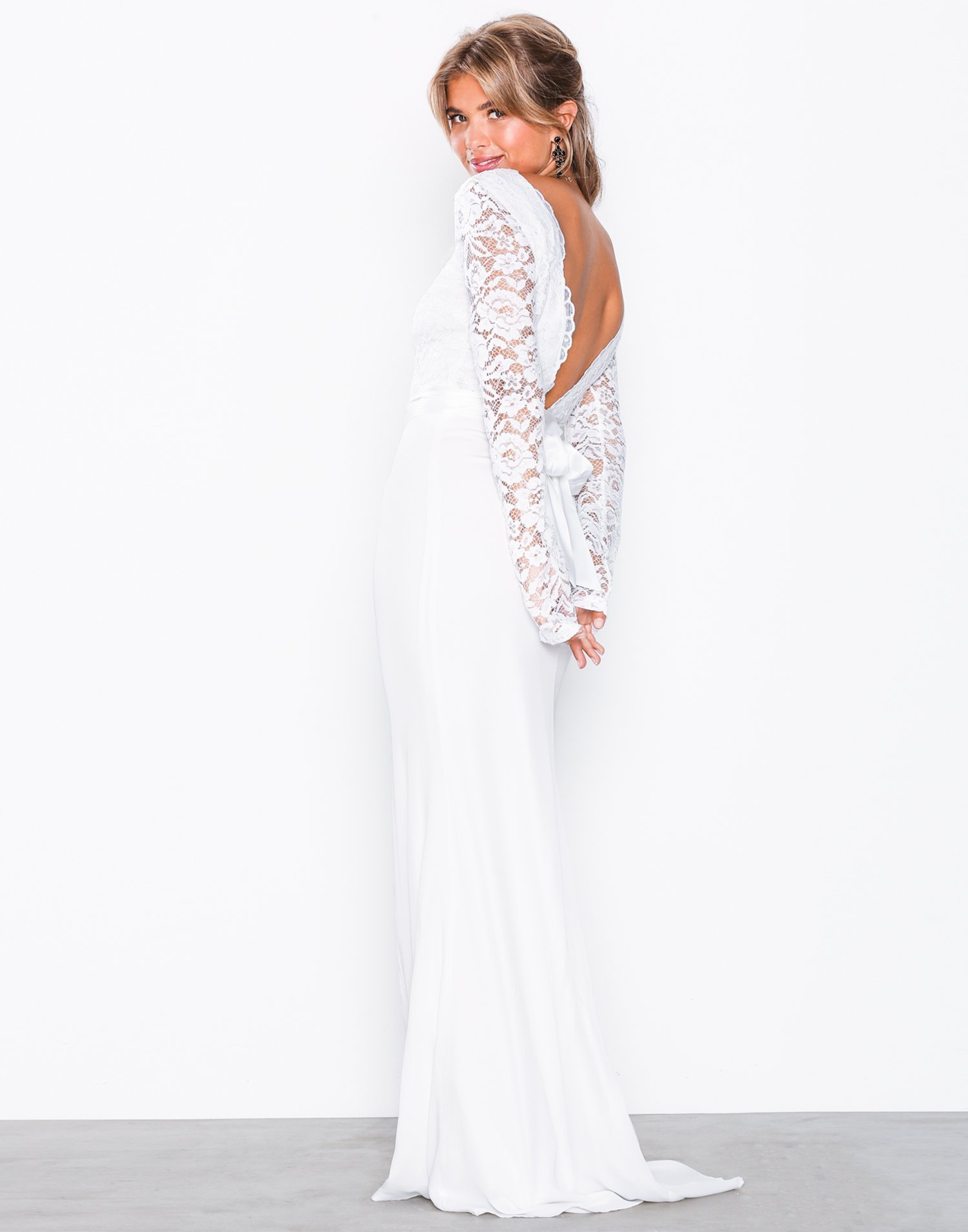 Open Back Bow Gown