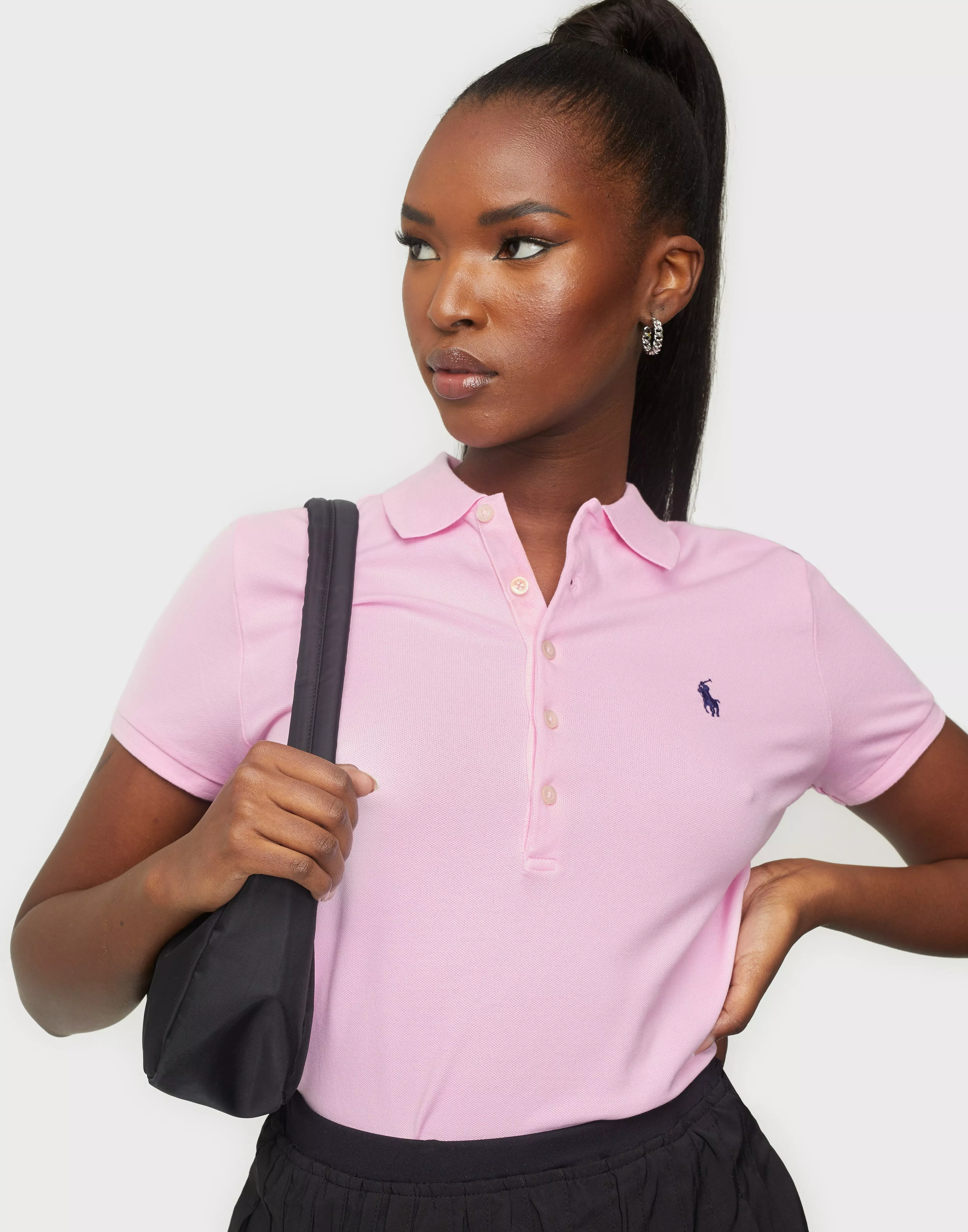 Women's Slim Fit Stretch Julie Polo Shirt Pink