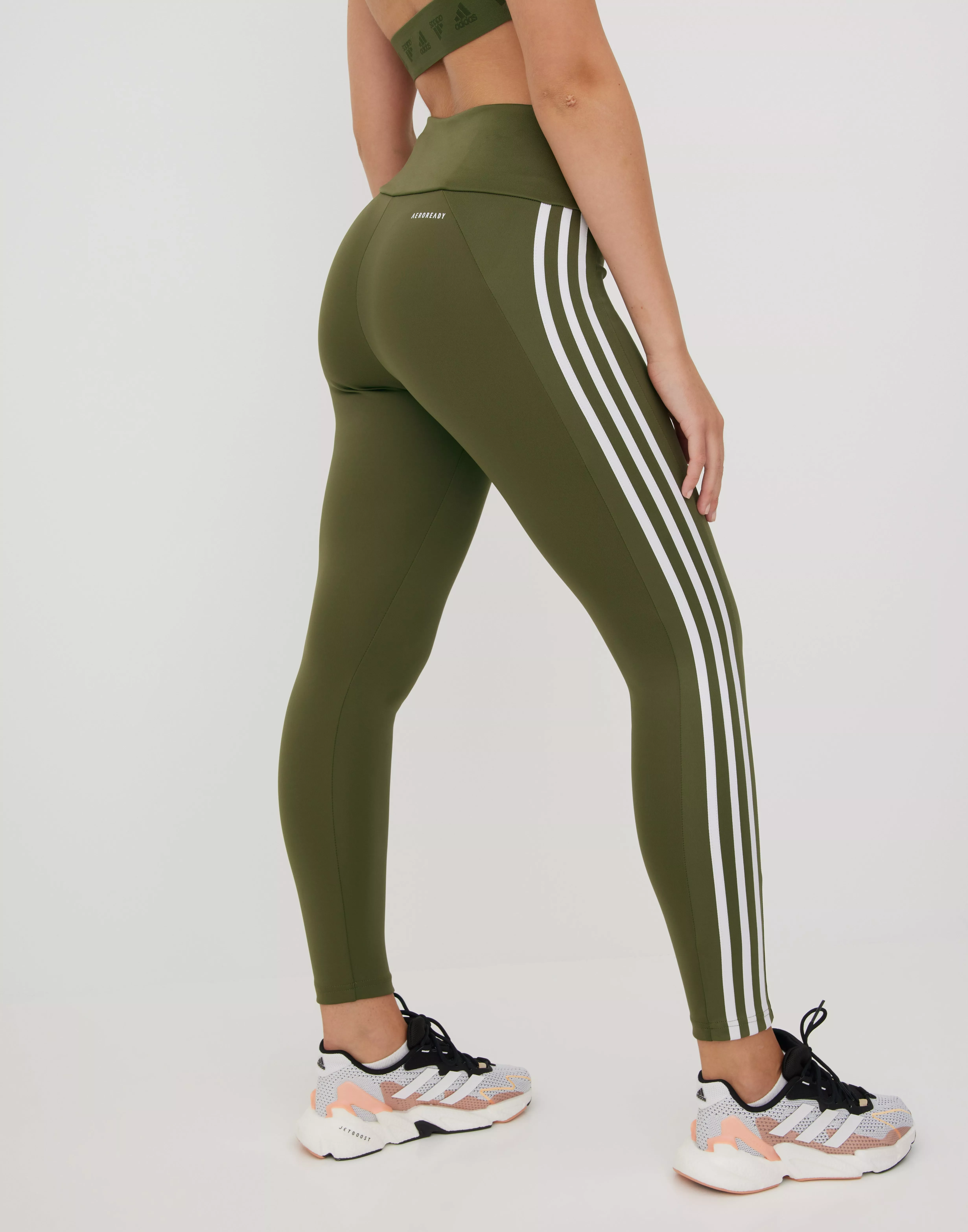 Adidas hotsell green leggings