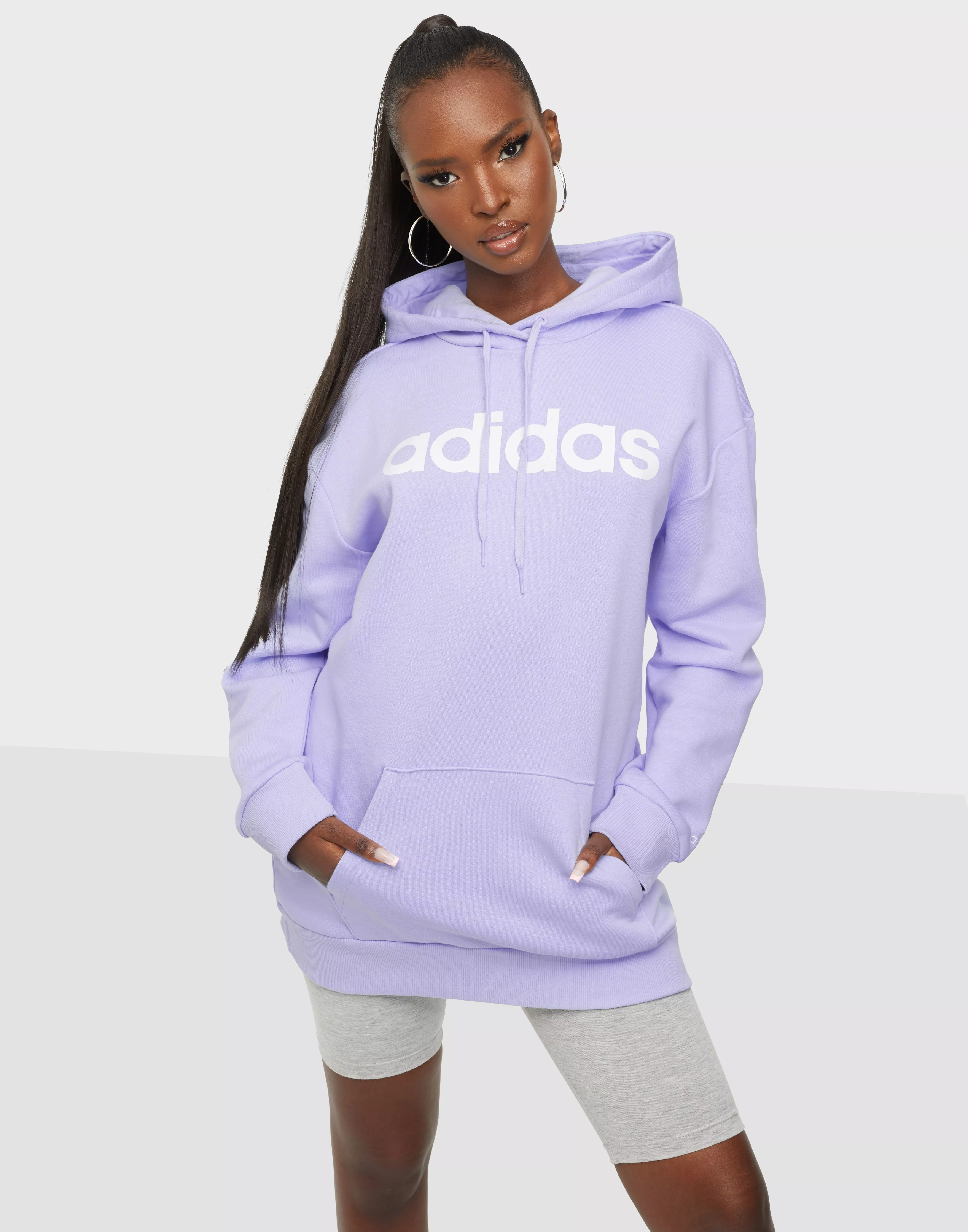 Womens purple hot sale adidas hoodie