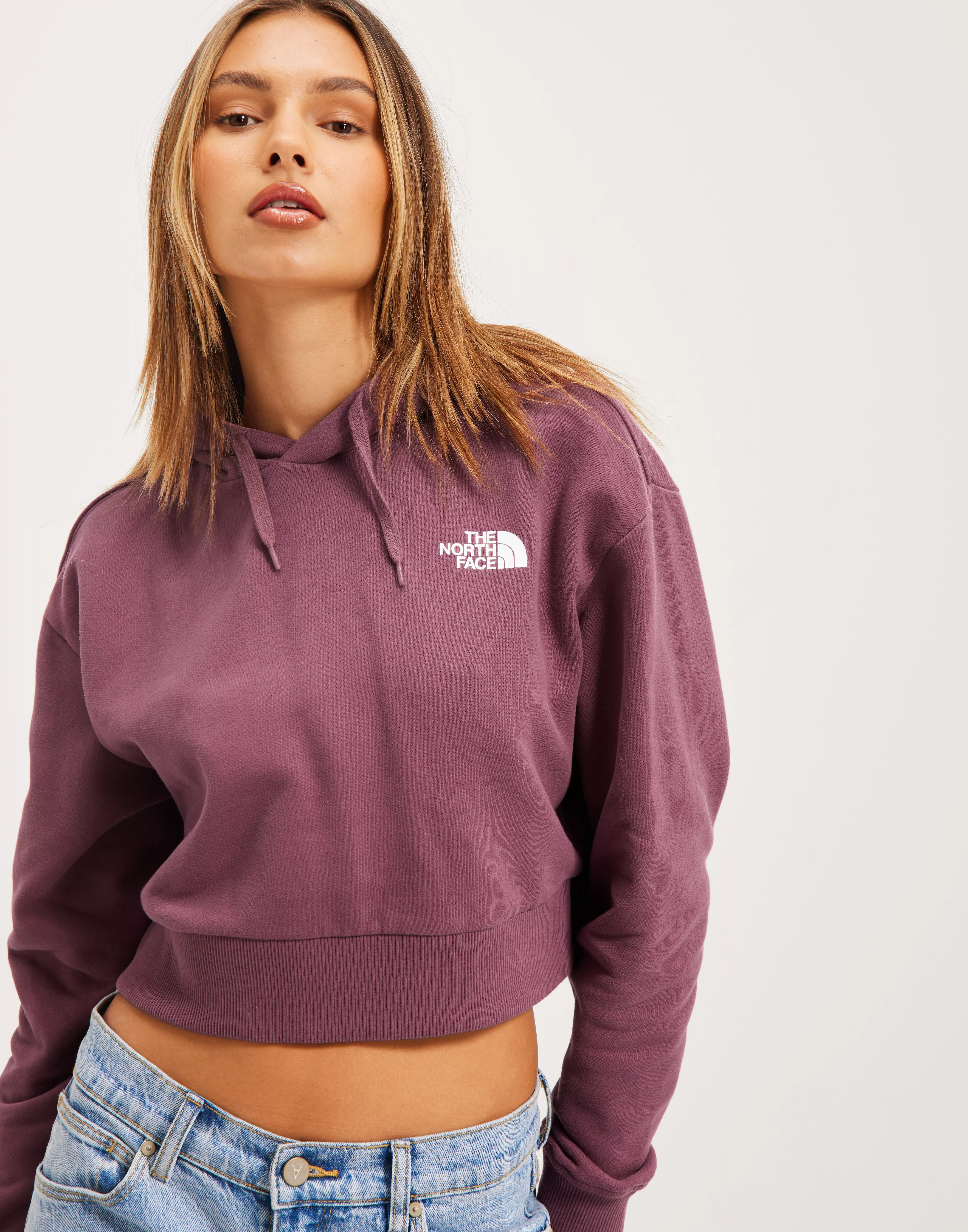 North face cheap cropped hoodie women's