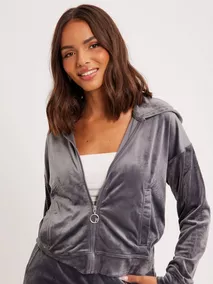 CUDREFIN cropped zip hoody jacket