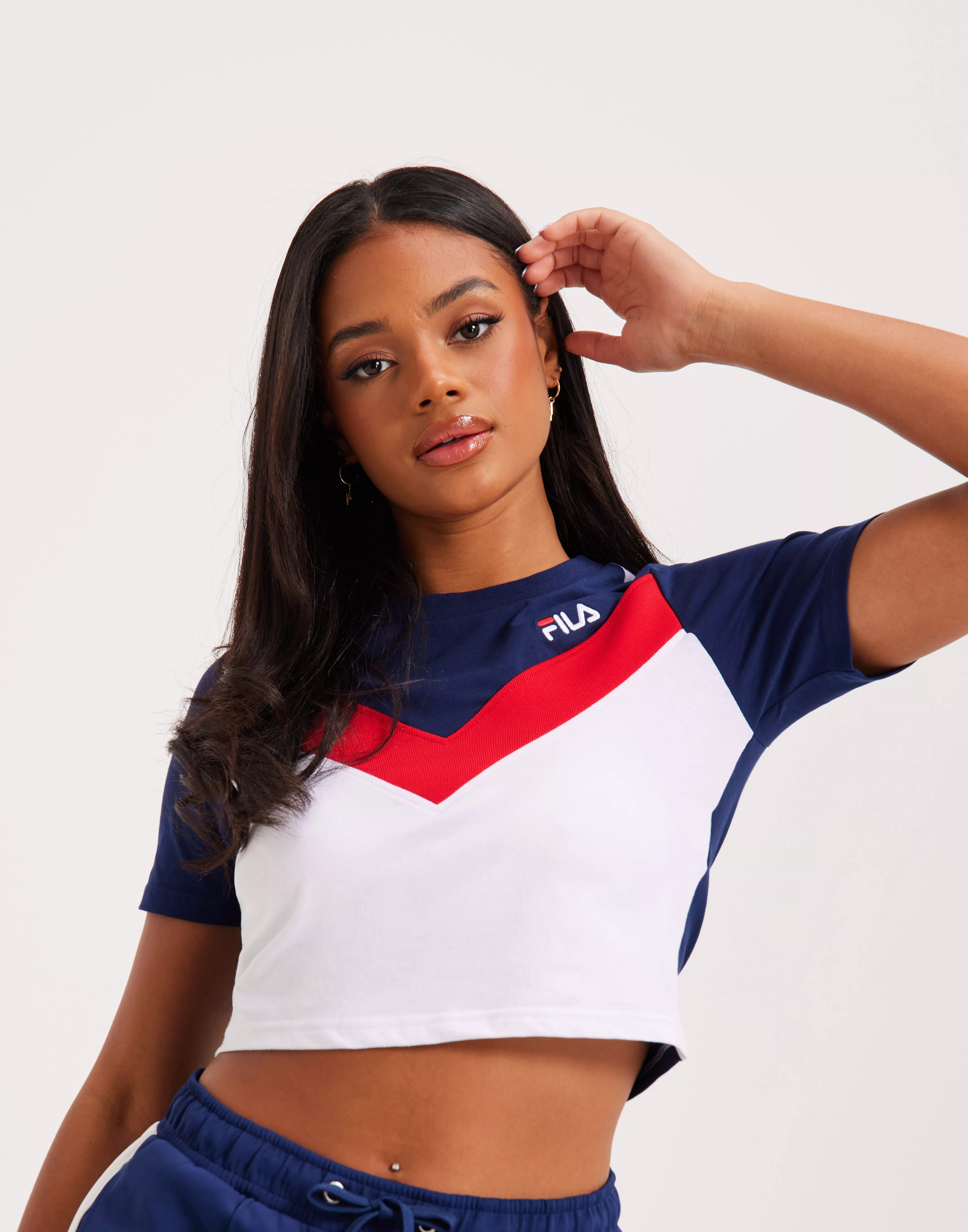 Fila shirt crop clearance top