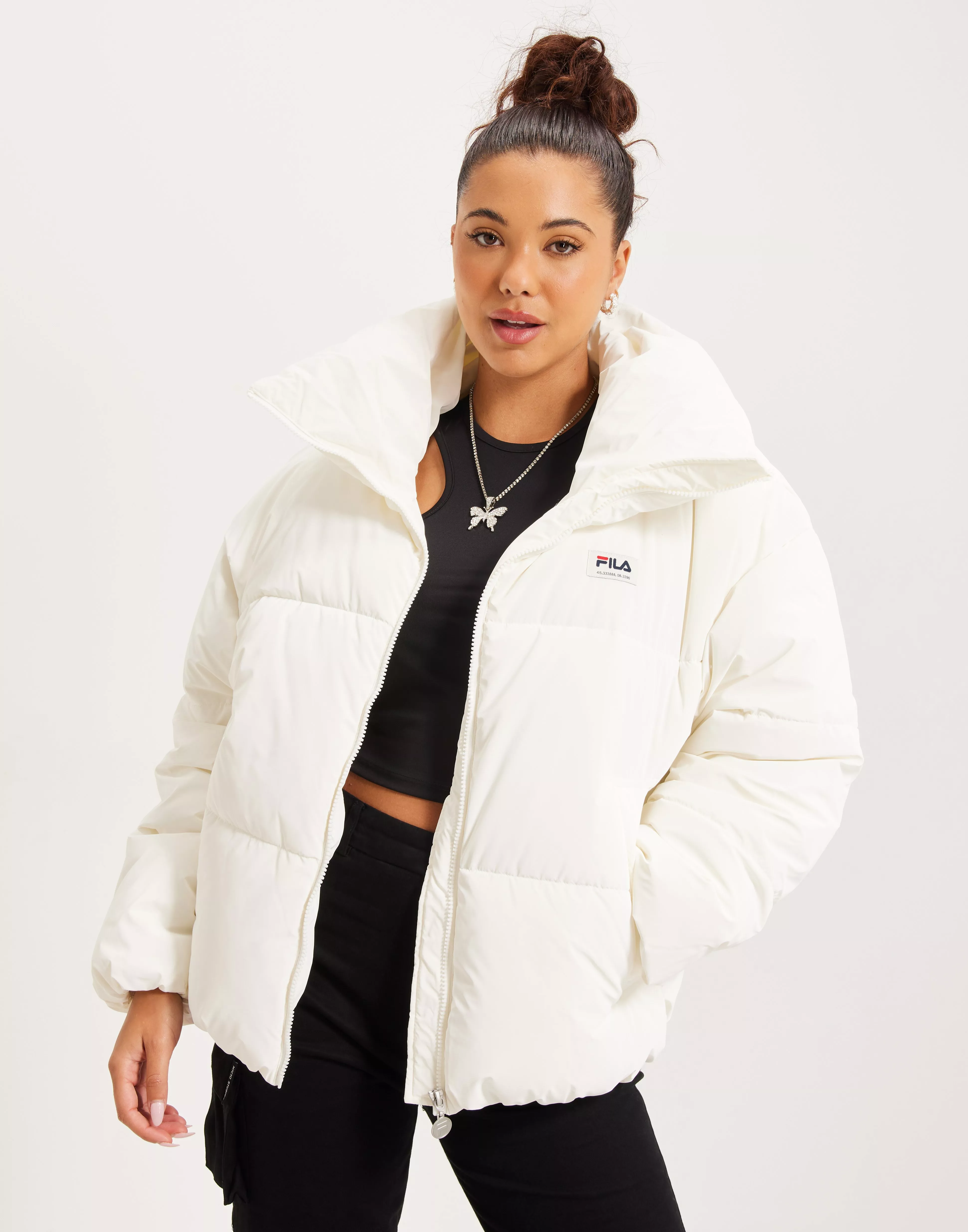 Fila white hot sale jacket womens