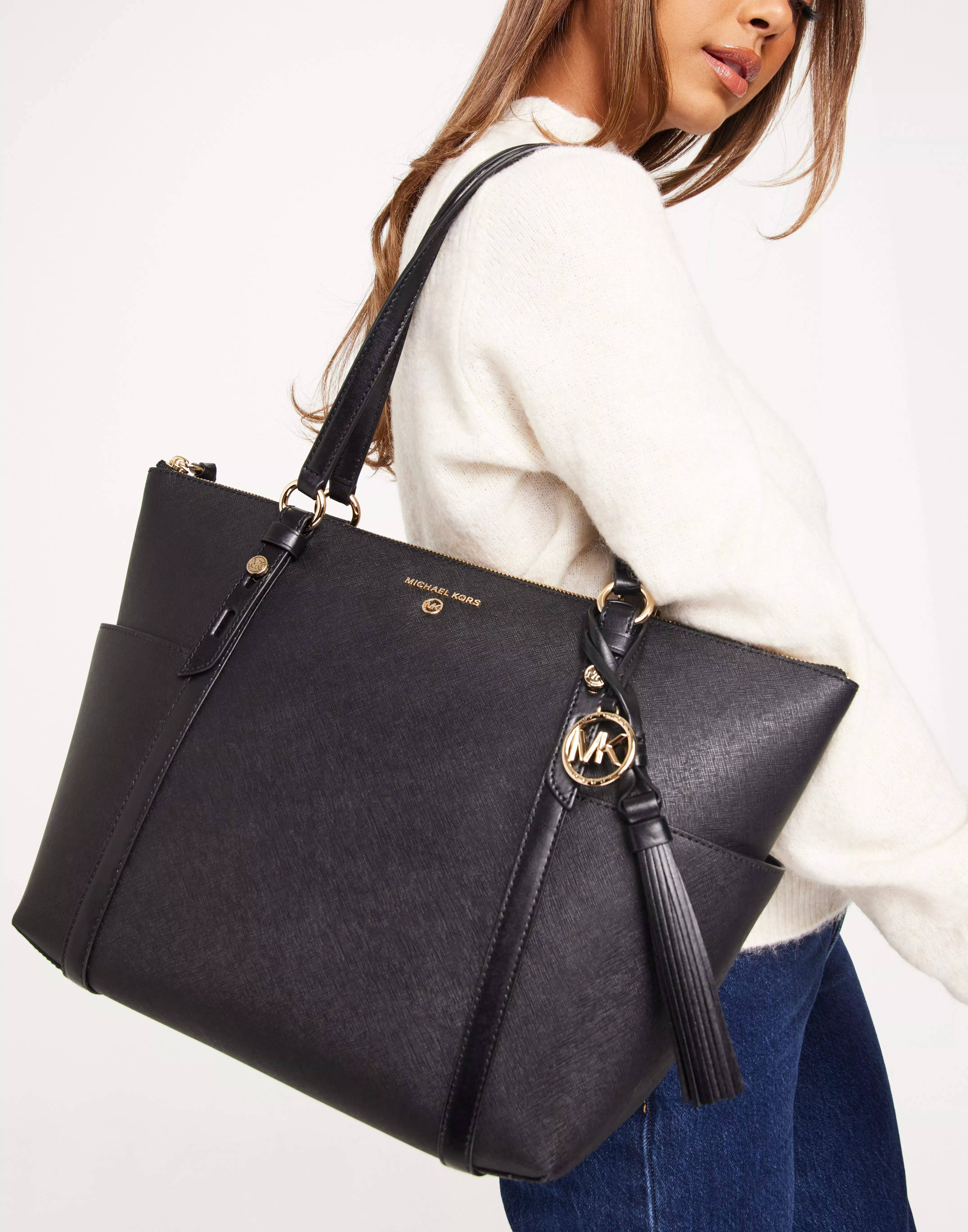 Buy Michael Kors LG TZ TOTE - Black | Nelly.com