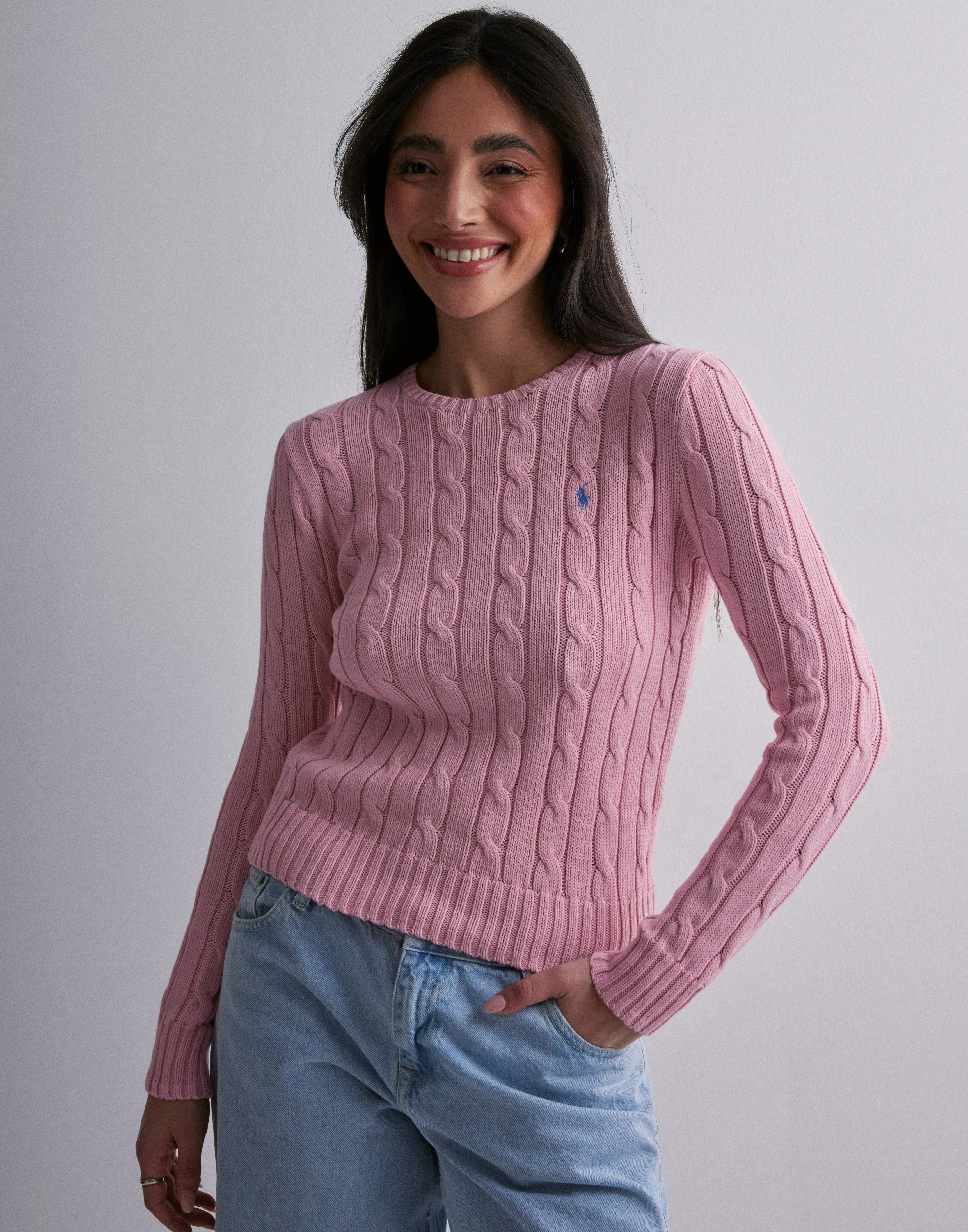 Pink ralph lauren outlet sweater