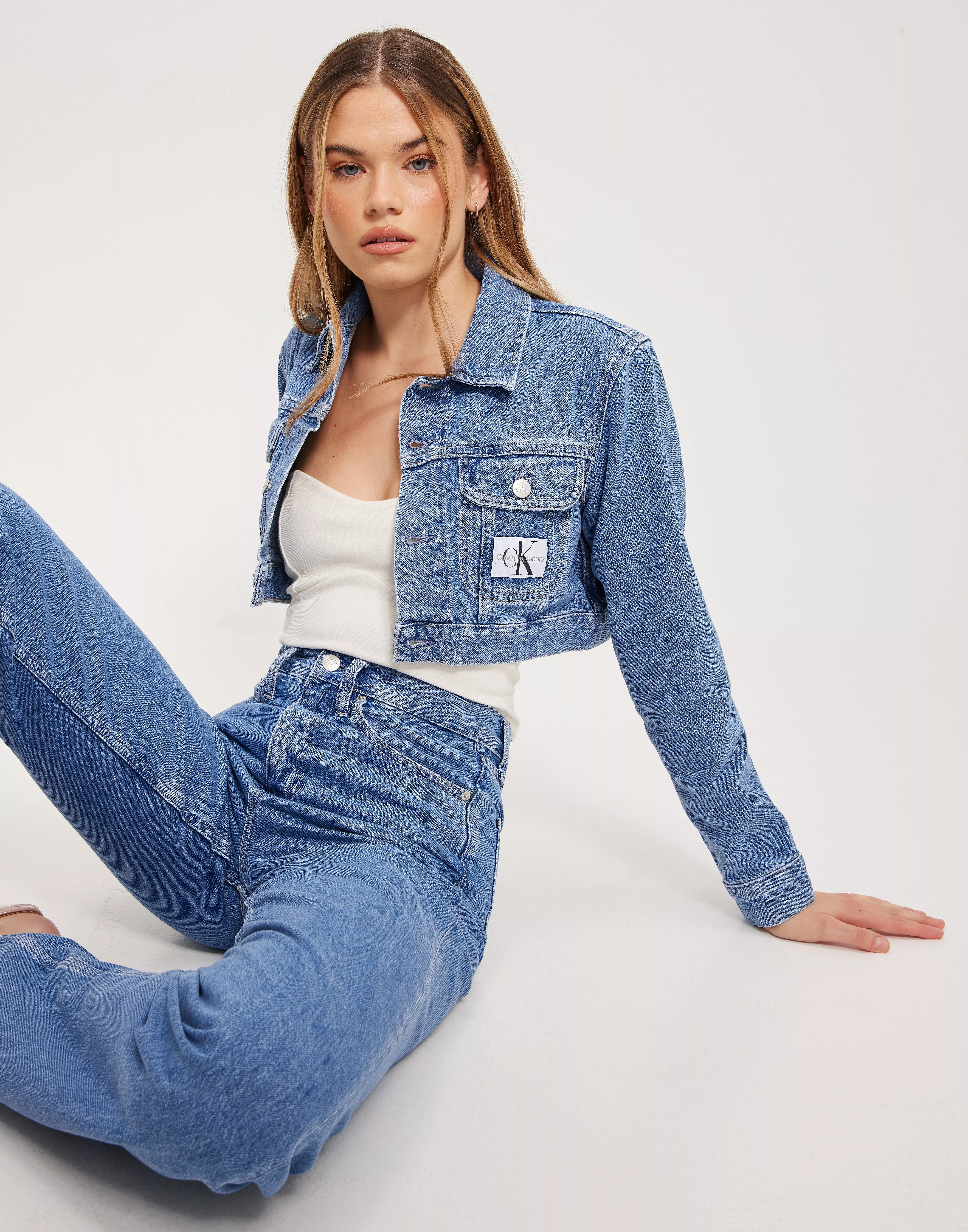 Buy Calvin Klein Jeans EXTREME CROP 90S DENIM JACKET - Denim