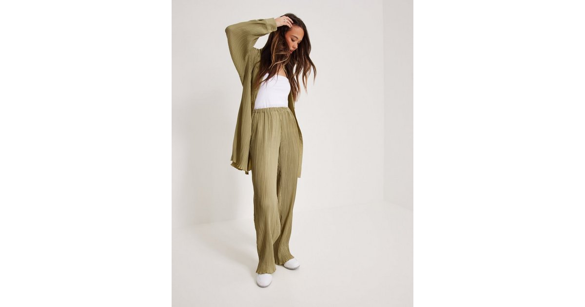 Buy Samsøe Samsøe Fridah trousers 14643 - Green | Nelly.com