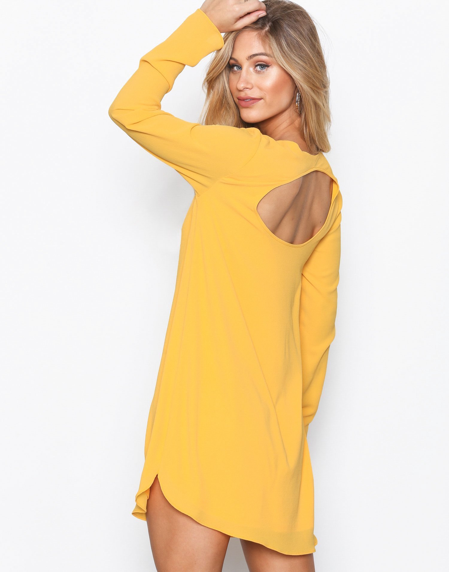Long Sleeve Shift Dress