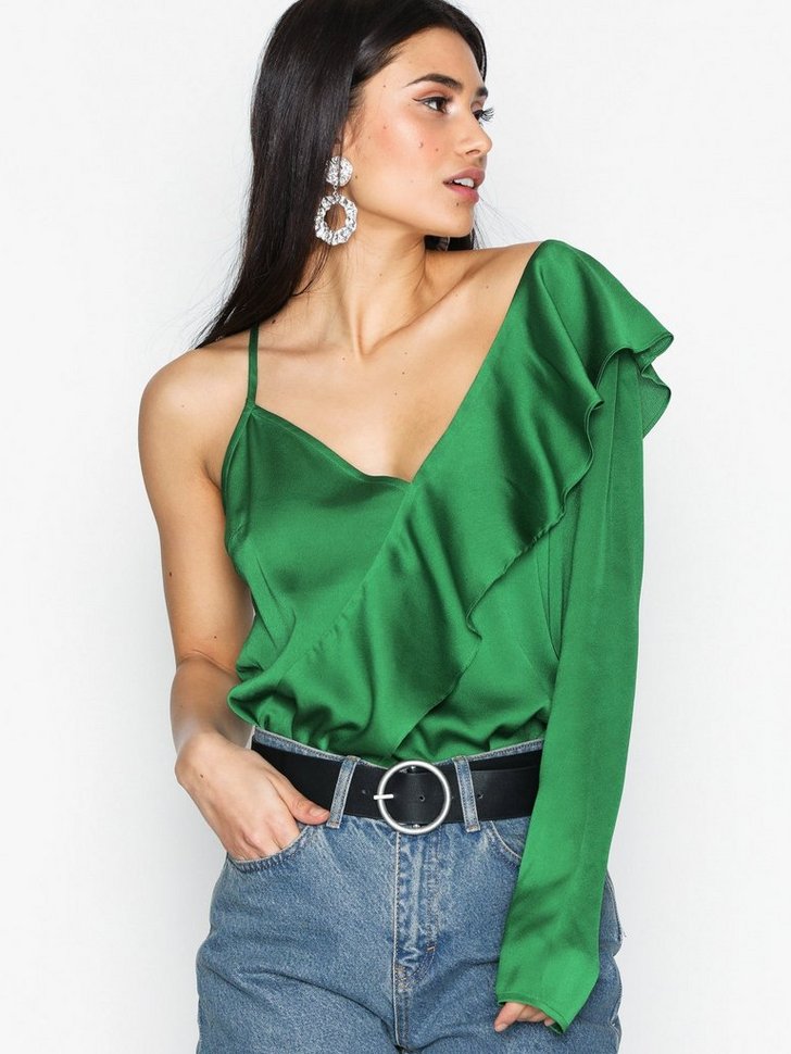 Festbluse One Sleeve Fancy Blouse festtop