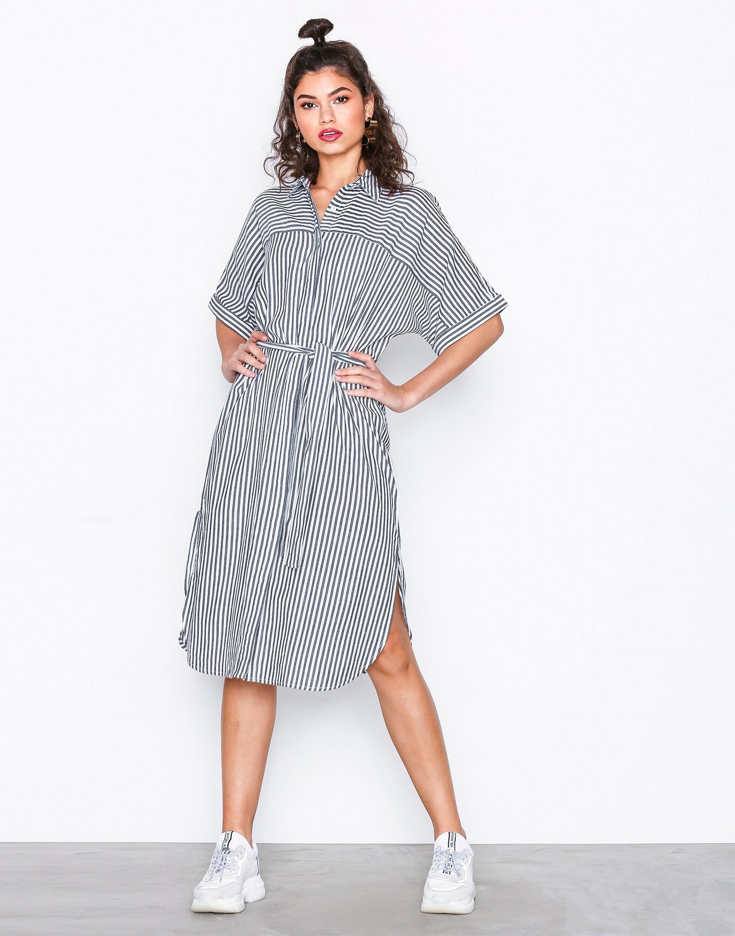 Short Sleeve Shirt Dress