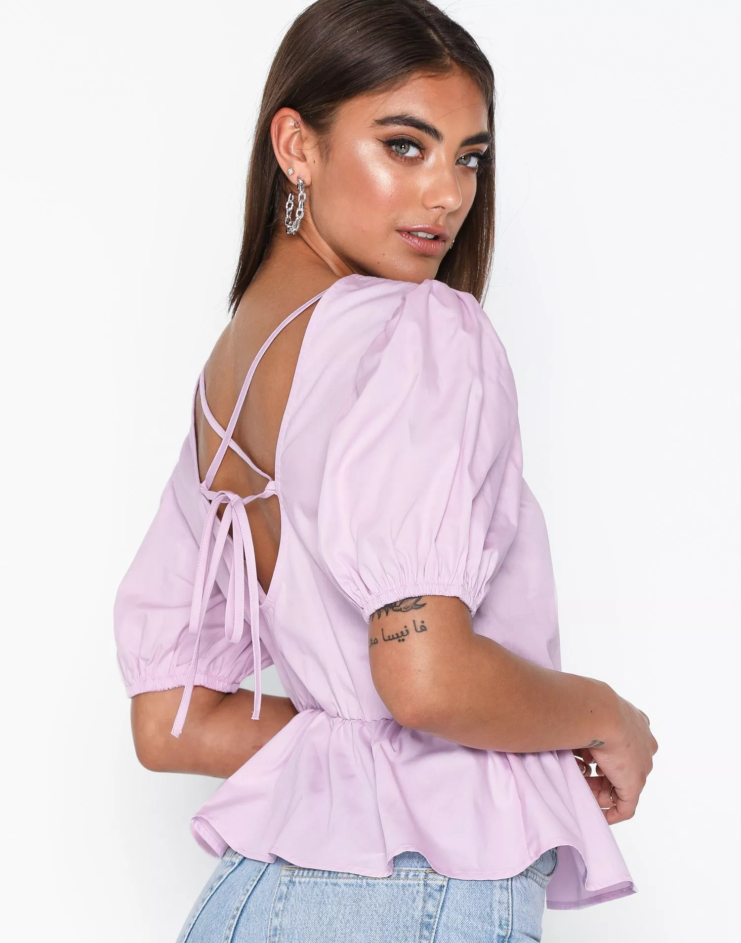 Buy Nelly Volume Back Focus Top - Purple | Nelly.com