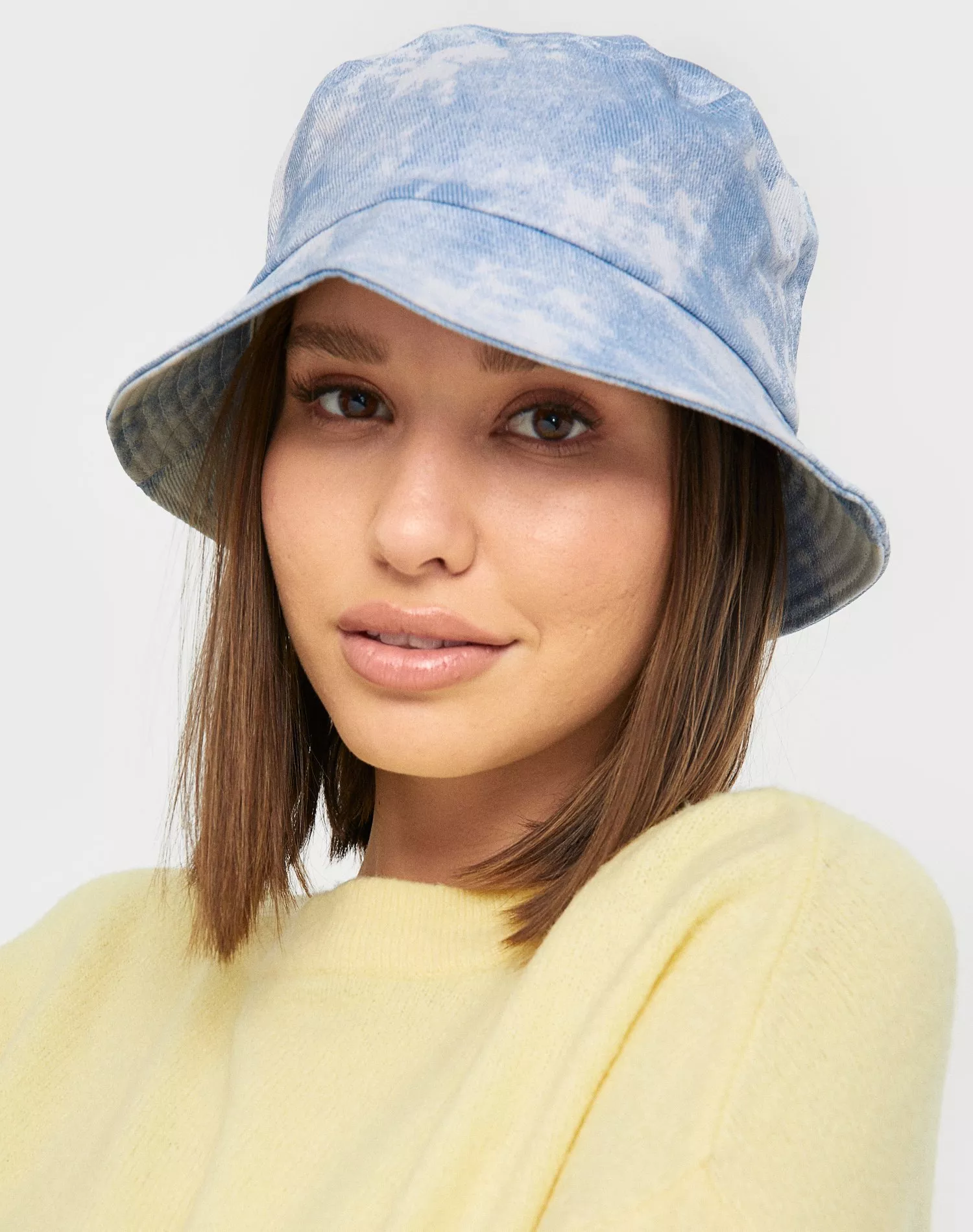 Buy NLY Accessories Sky Is The Limit Bucket Hat - Blue/Patterned ...