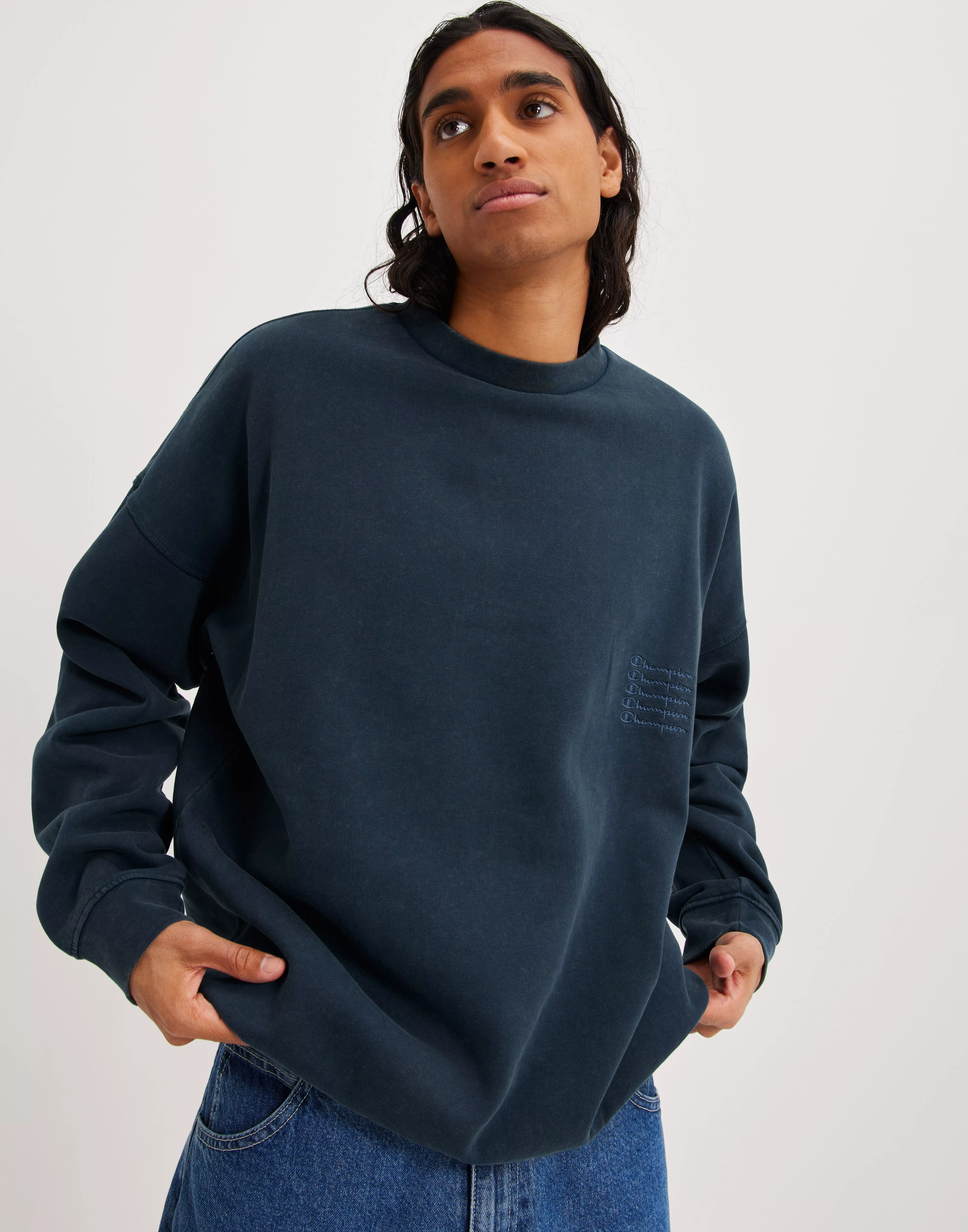 Champion oversized cheap crew neck