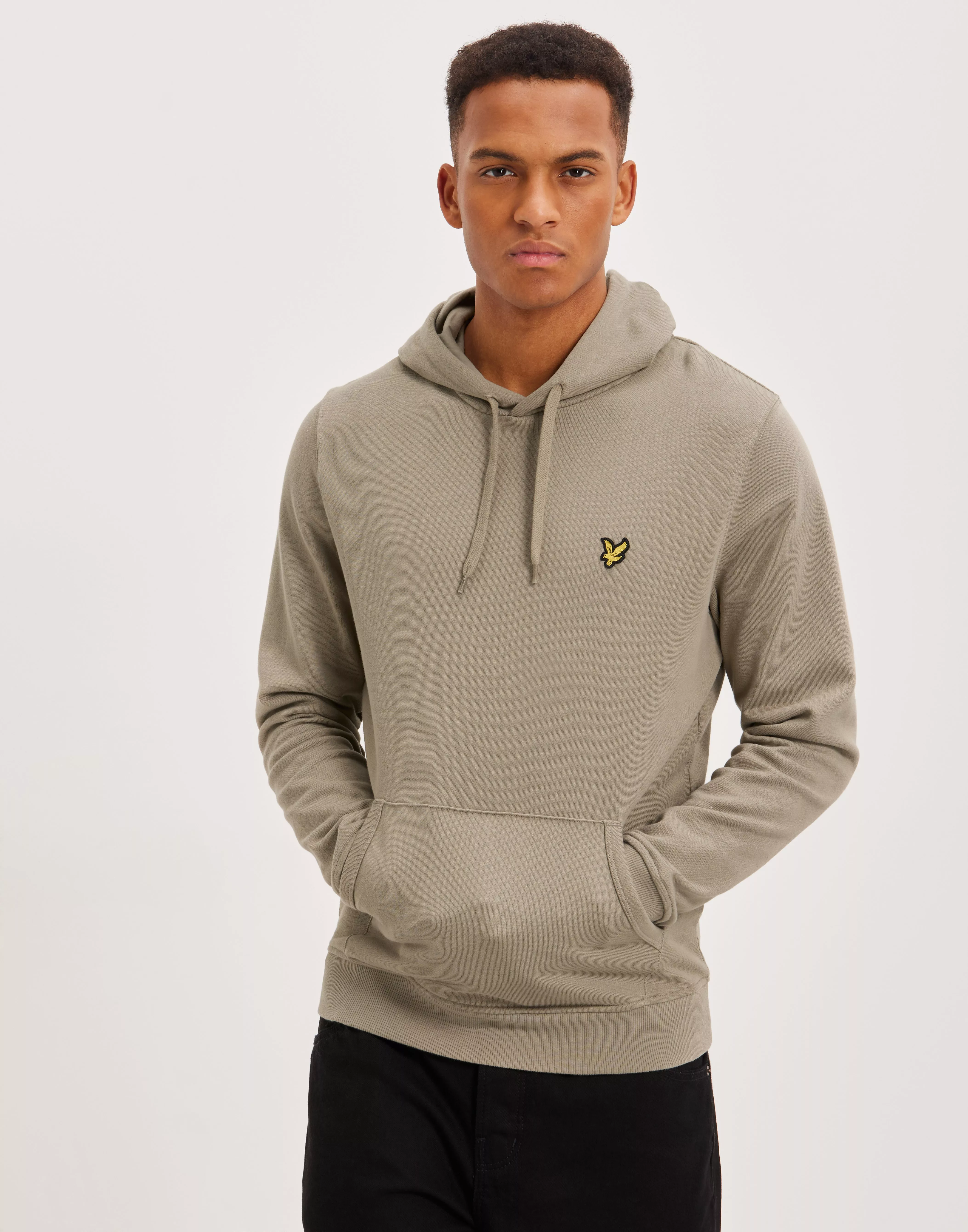 Buy Lyle Scott Pullover Hoodie Smoke NLYMAN