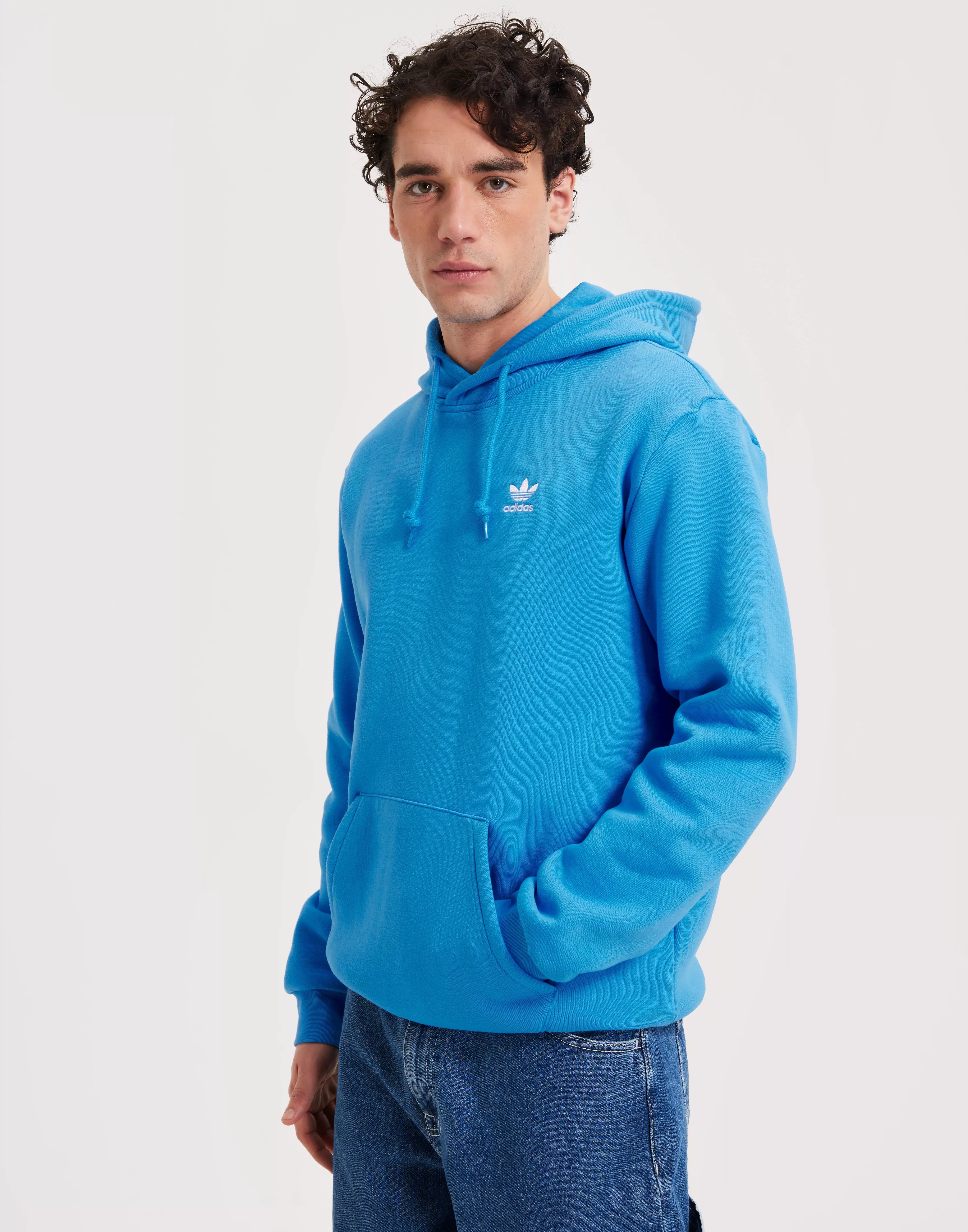 Adidas originals hoodie clearance blue