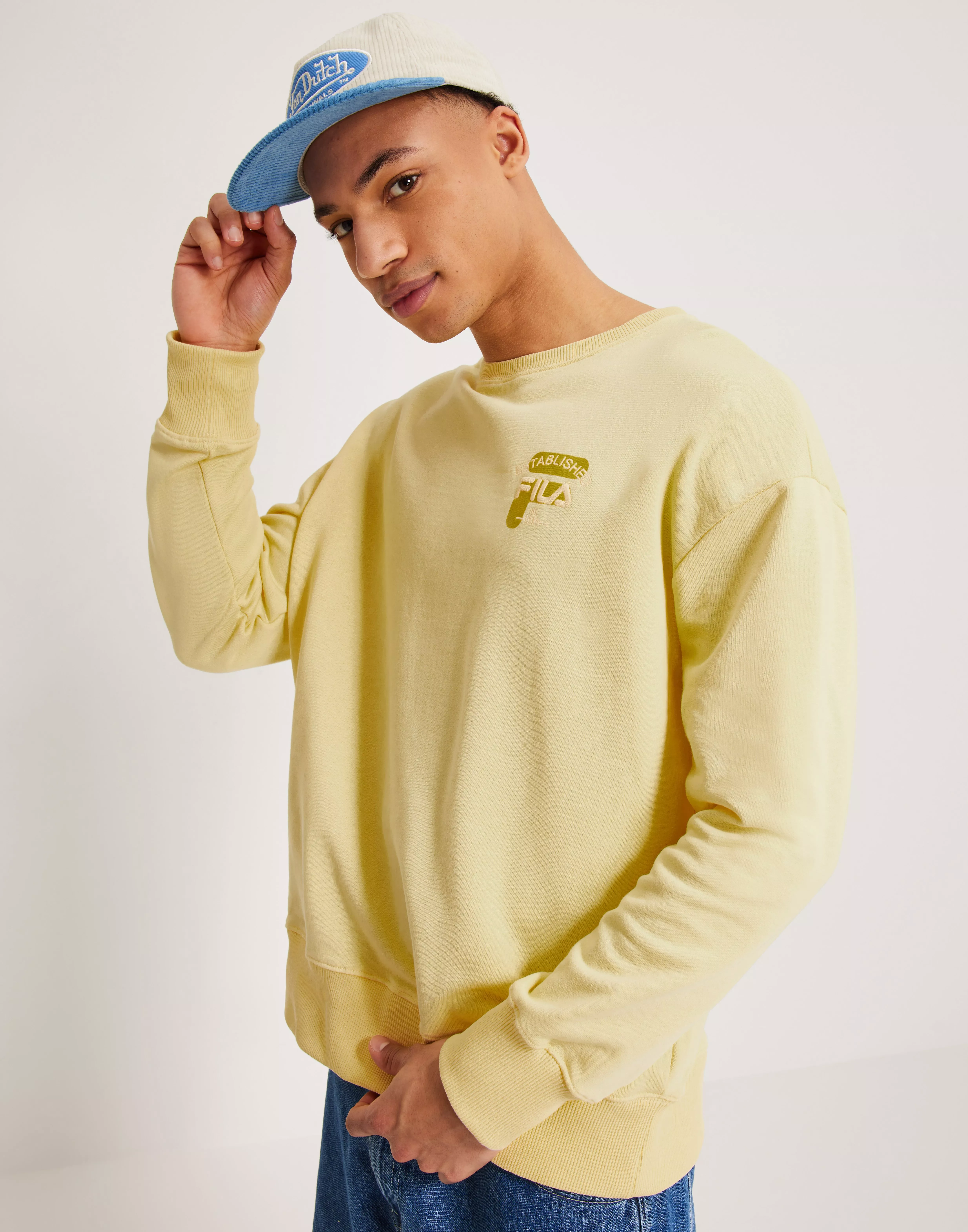 Fila sweatshirt cheap mens yellow