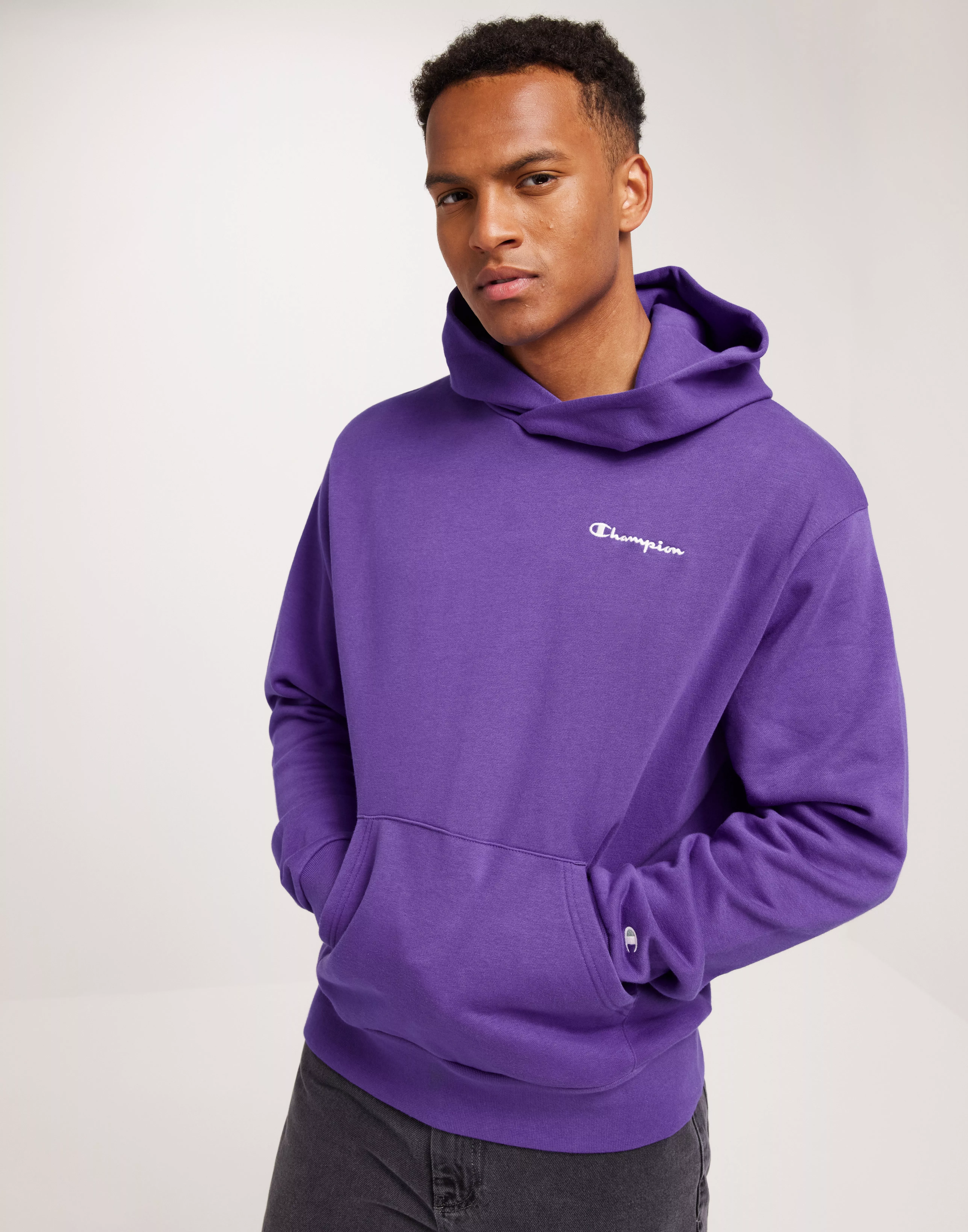 Acquiesce Tentacle låg Køb Champion Hooded Sweatshirt - Violet | NLY Man