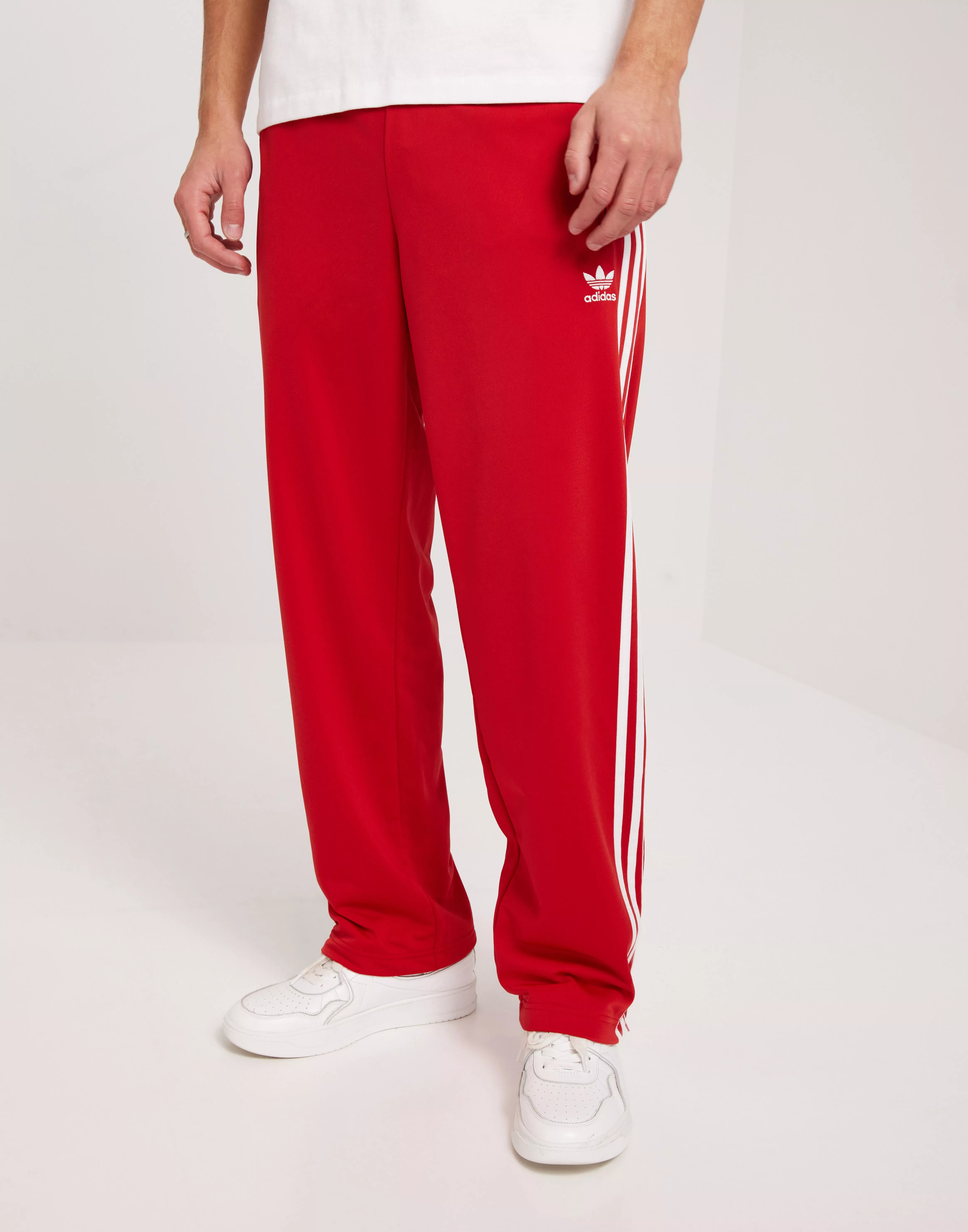 Adidas red training pants sale