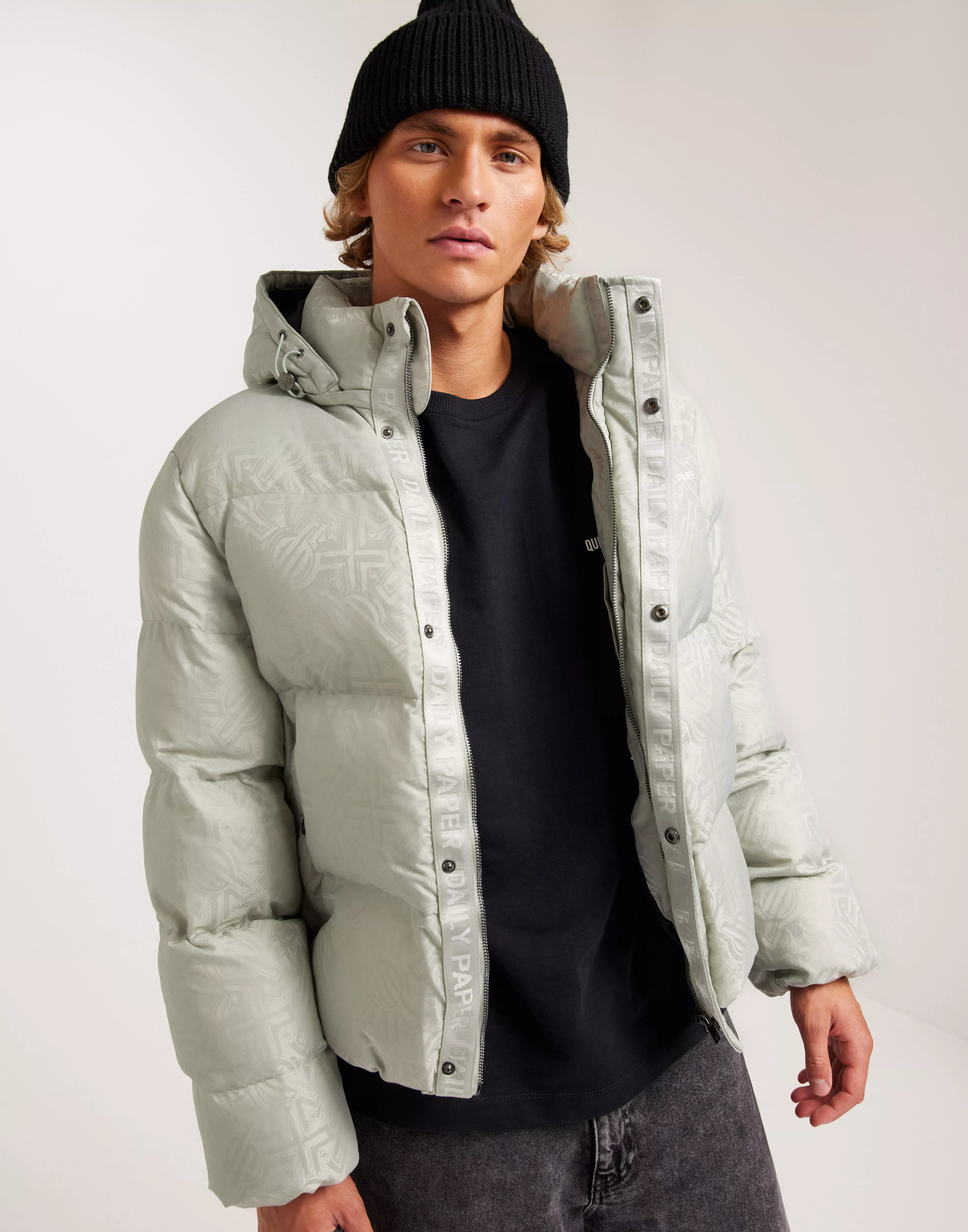 Daily Paper Runza Puffer Jacket - Metal Grey