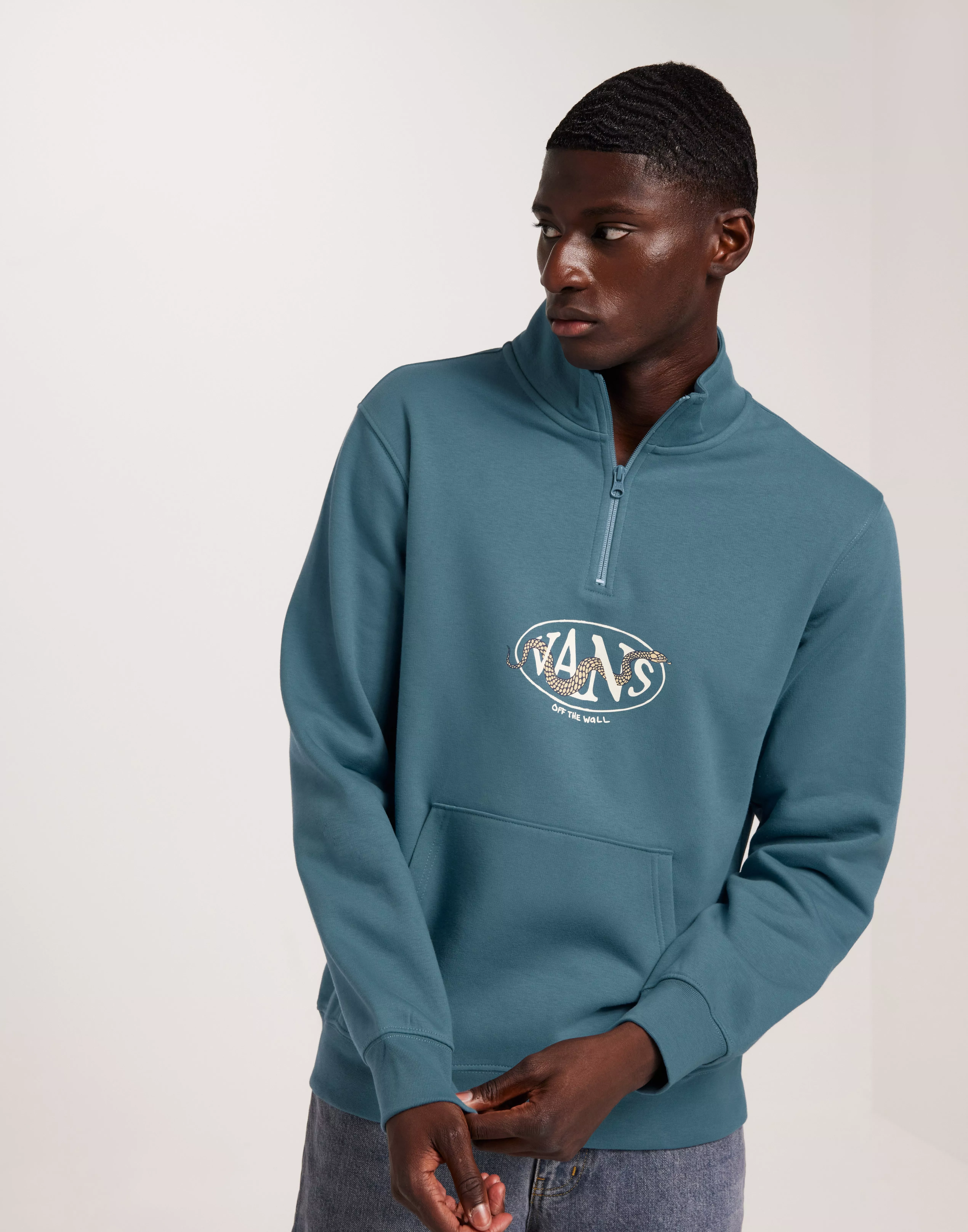 Vans half zip discount hoodie