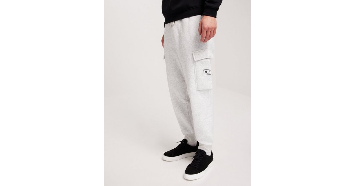 Buy NICCE EST.13 CARGO JOGGERS Oatmeal NLYMAN