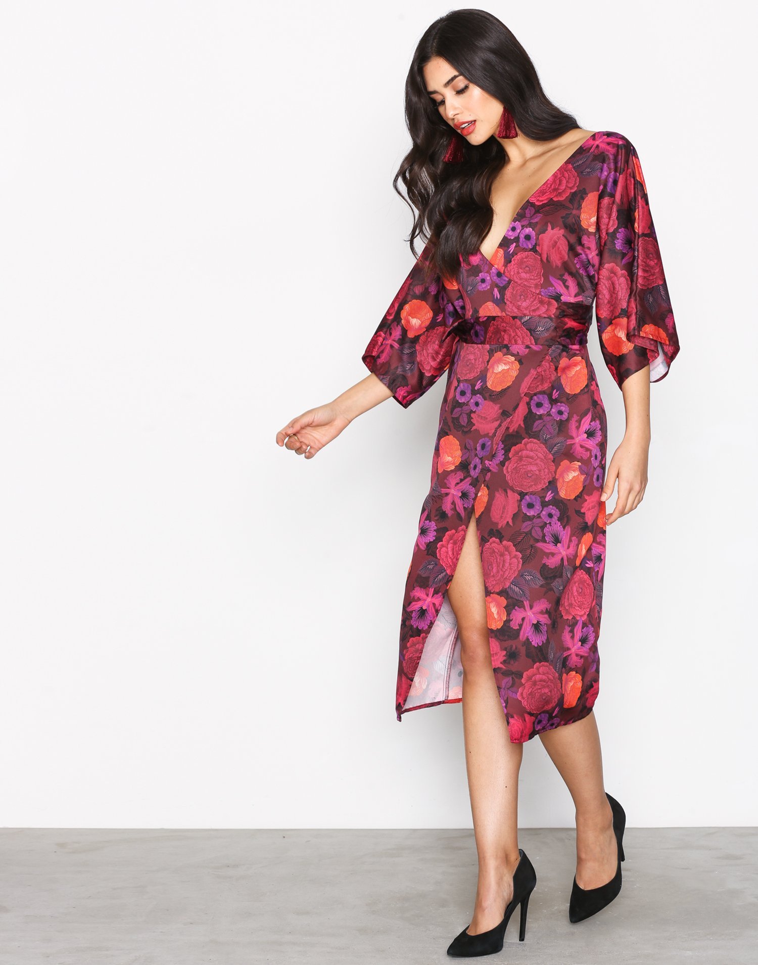 Floral Wrap Dress