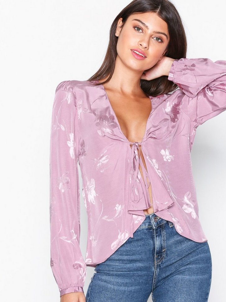 Festbluse Jacquard Bed Blouse festtop
