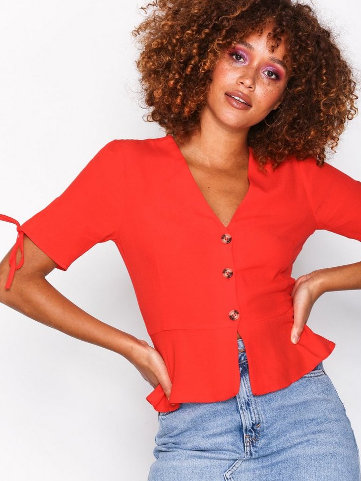 Festbluse Button Down Tea Blouse festtop