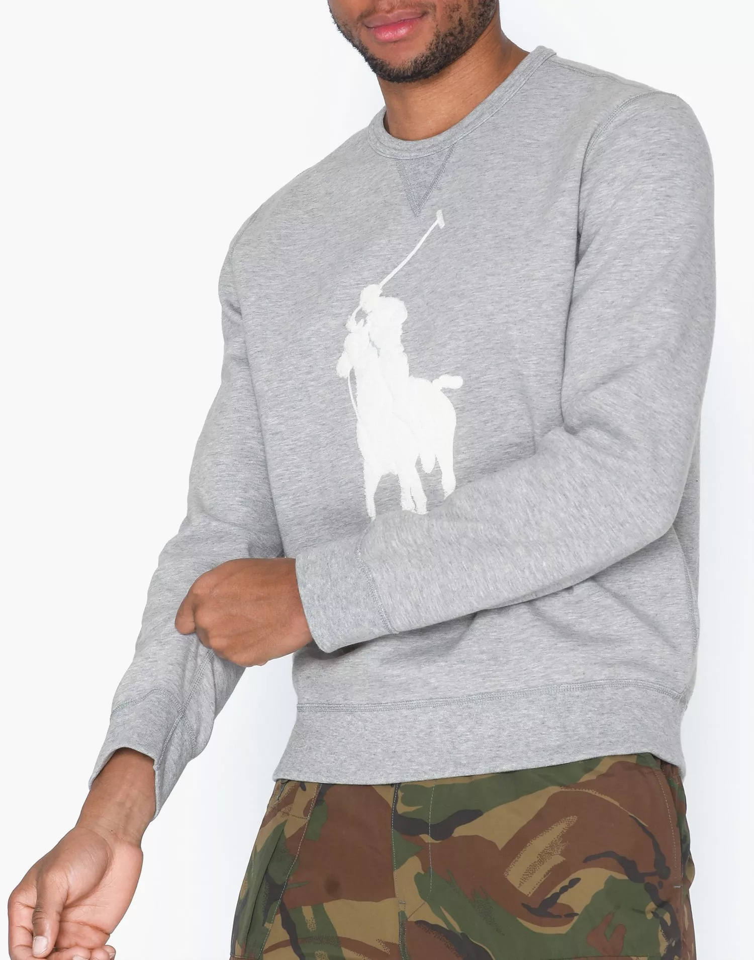 Buy Polo Ralph Lauren Long Sleeve Double Knit Grey NLY Man
