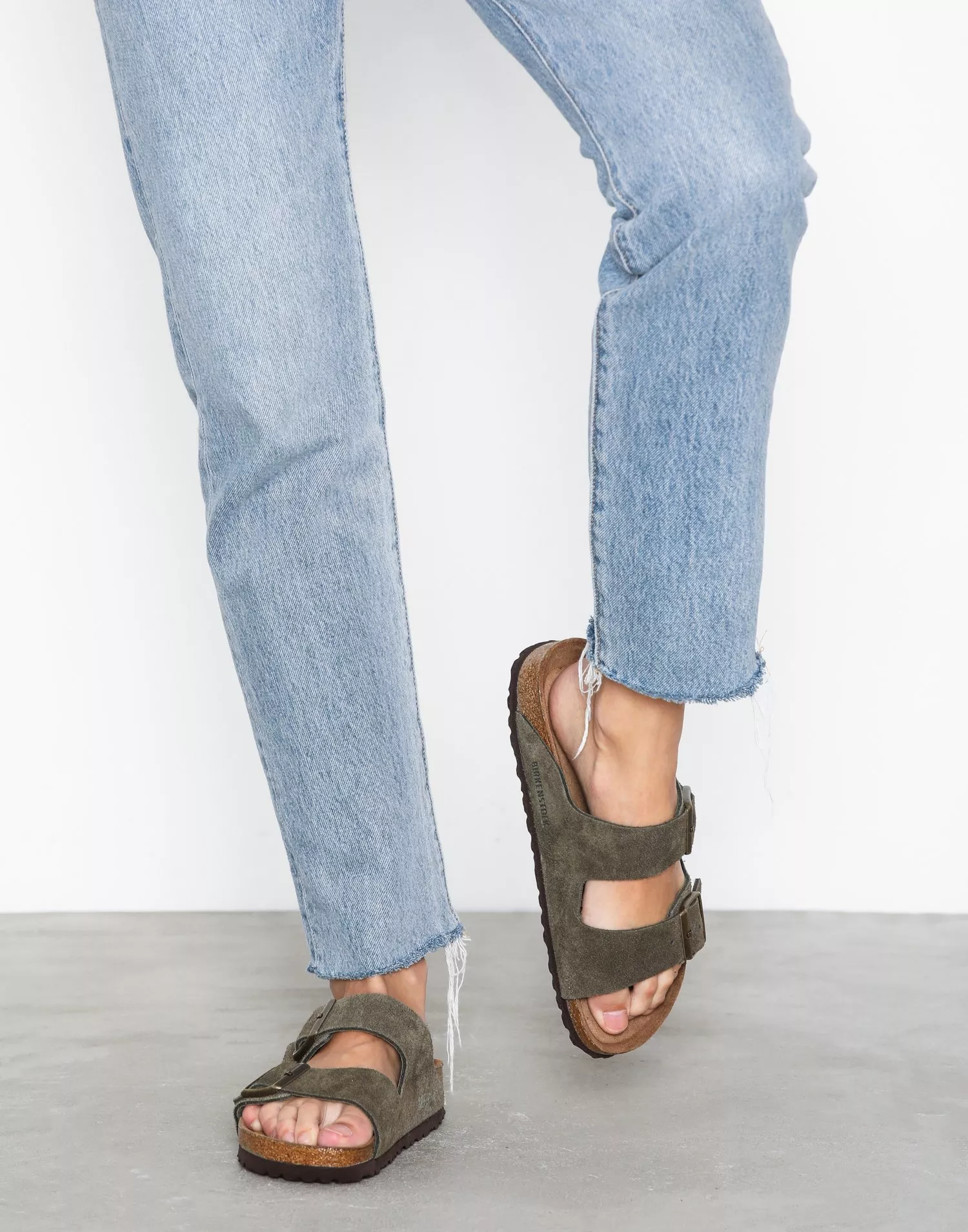 Birkenstock arizona suede online forest