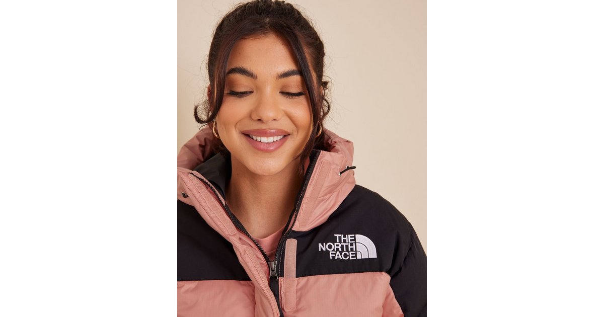 The north face doudoune rose hot sale