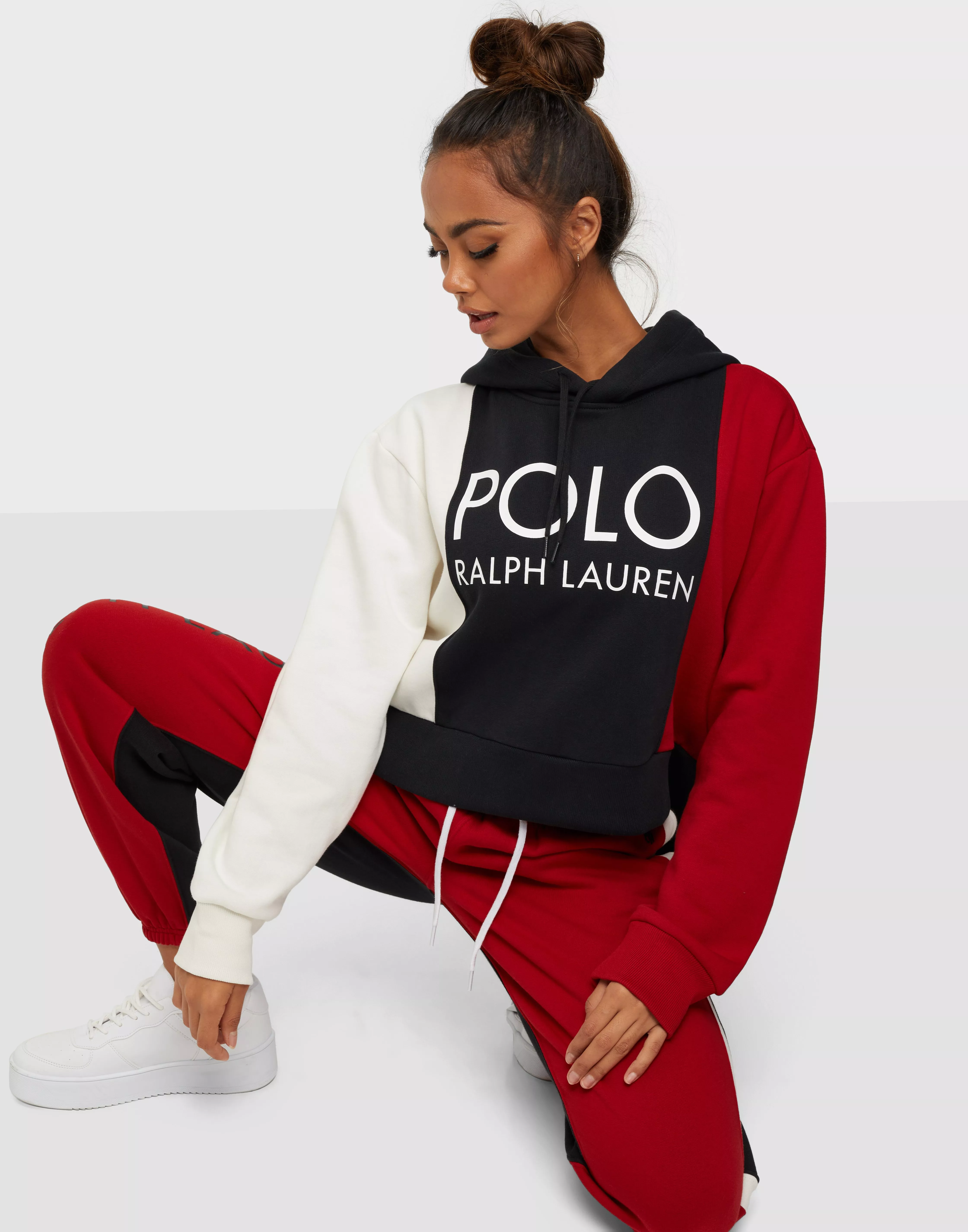 Buy Polo Ralph Lauren TRI CL CP HD-LONG SLEEVE-SWEATSHIRT - Multicolour |  