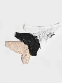 PCLINA 2-PACK LACE UNDERWEAR