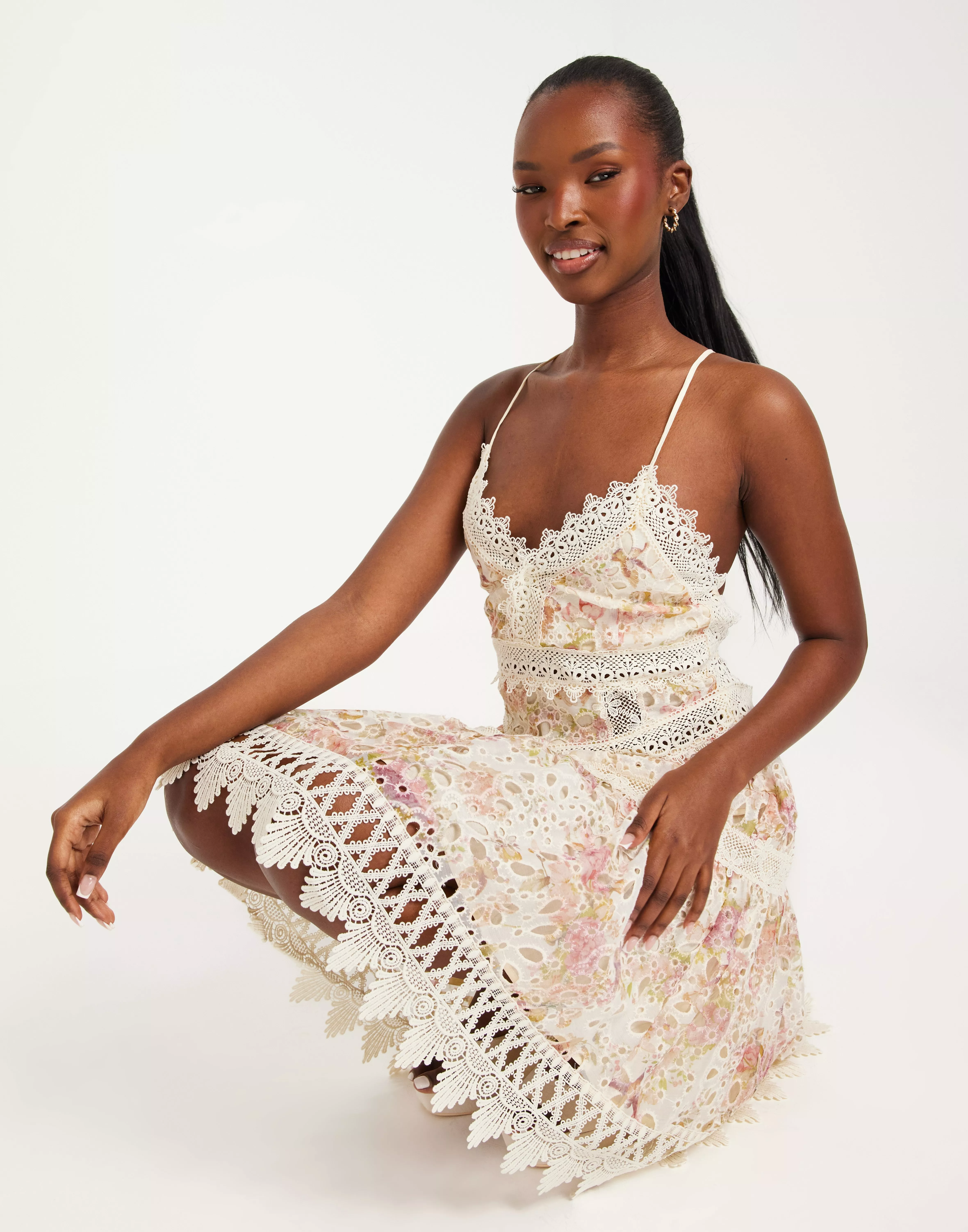 Zimmermann laelia hotsell diamond bralette dress