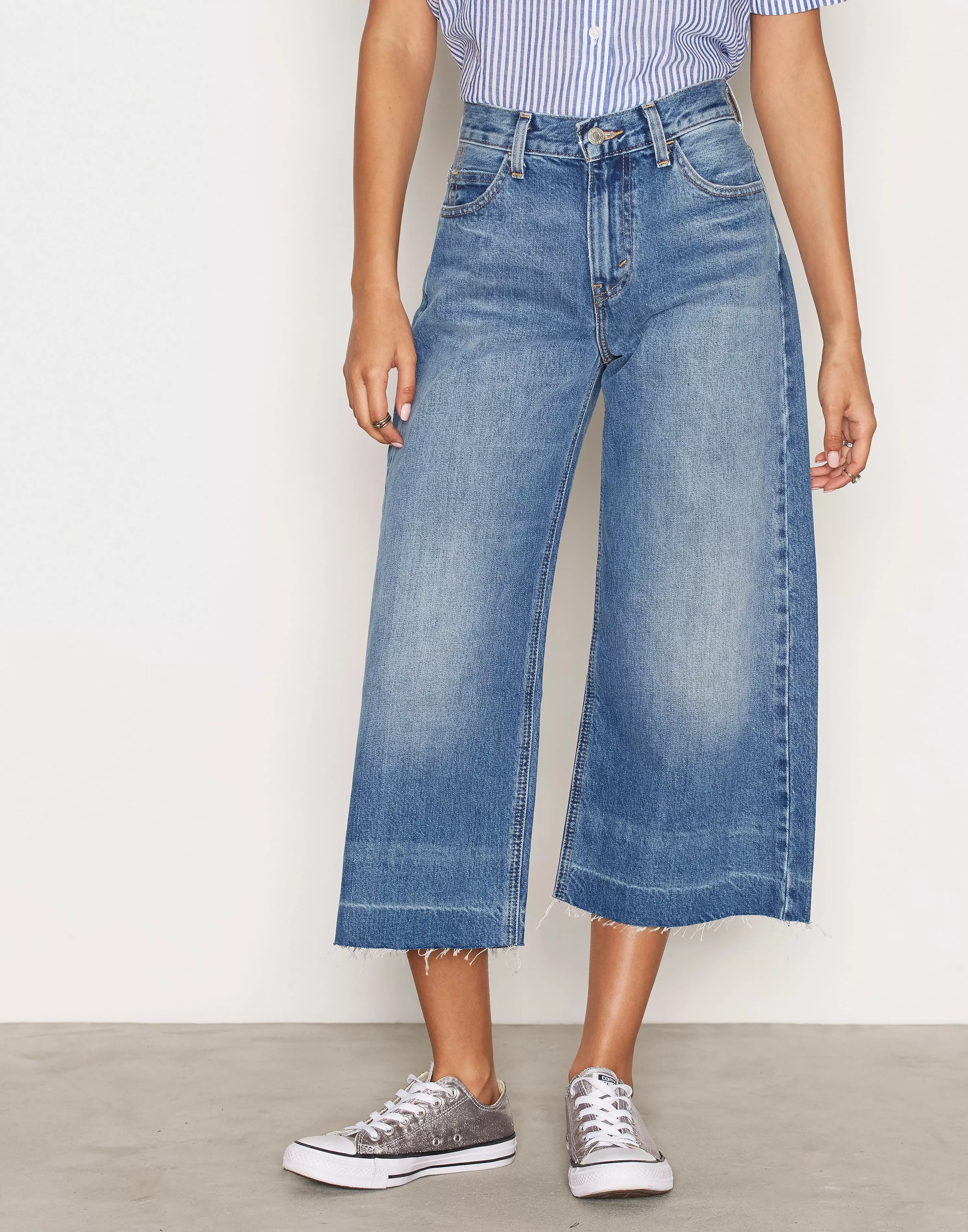 Levi's wide outlet leg denim culottes