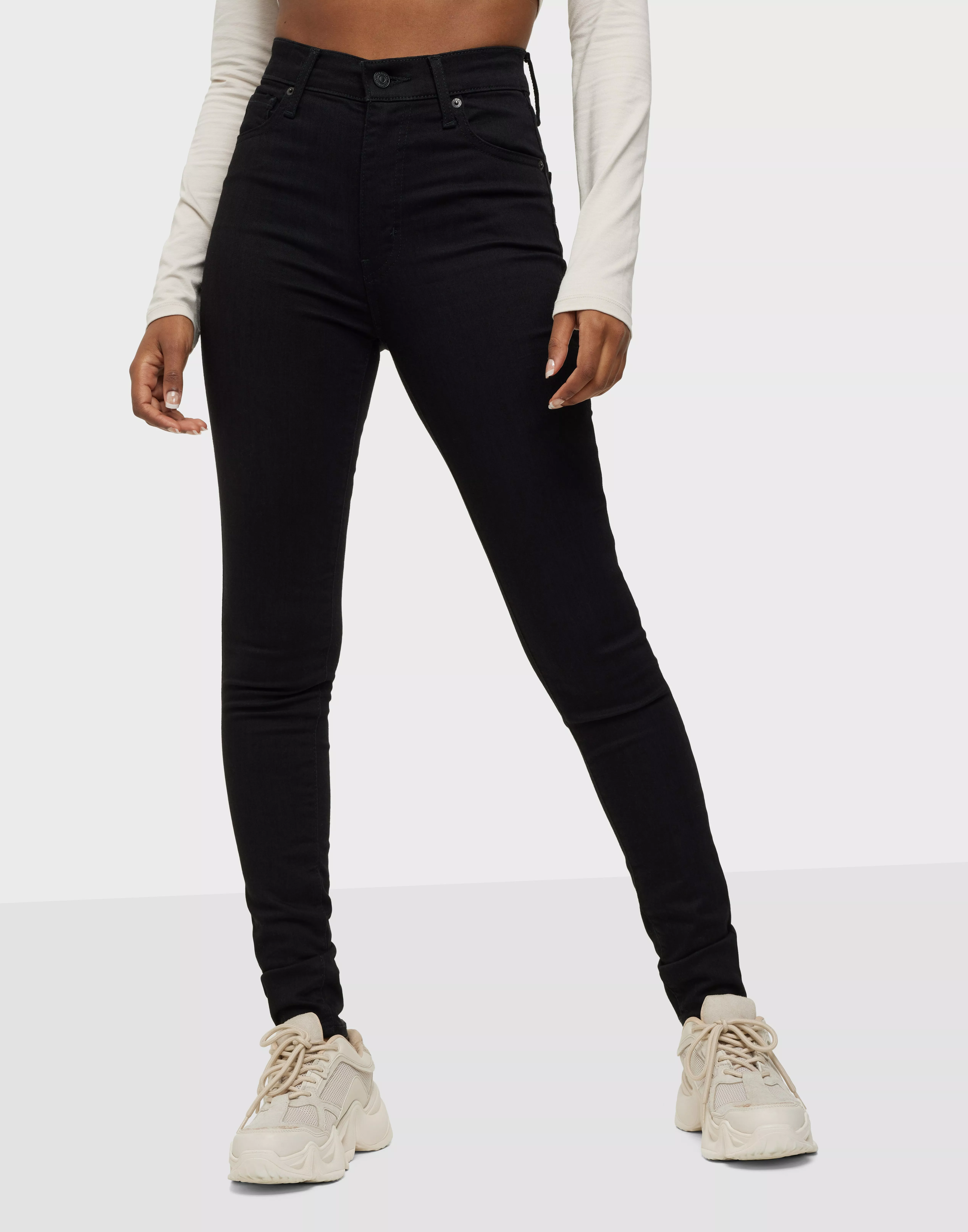 Köp Levi's Mile High Super Skinny - Black 