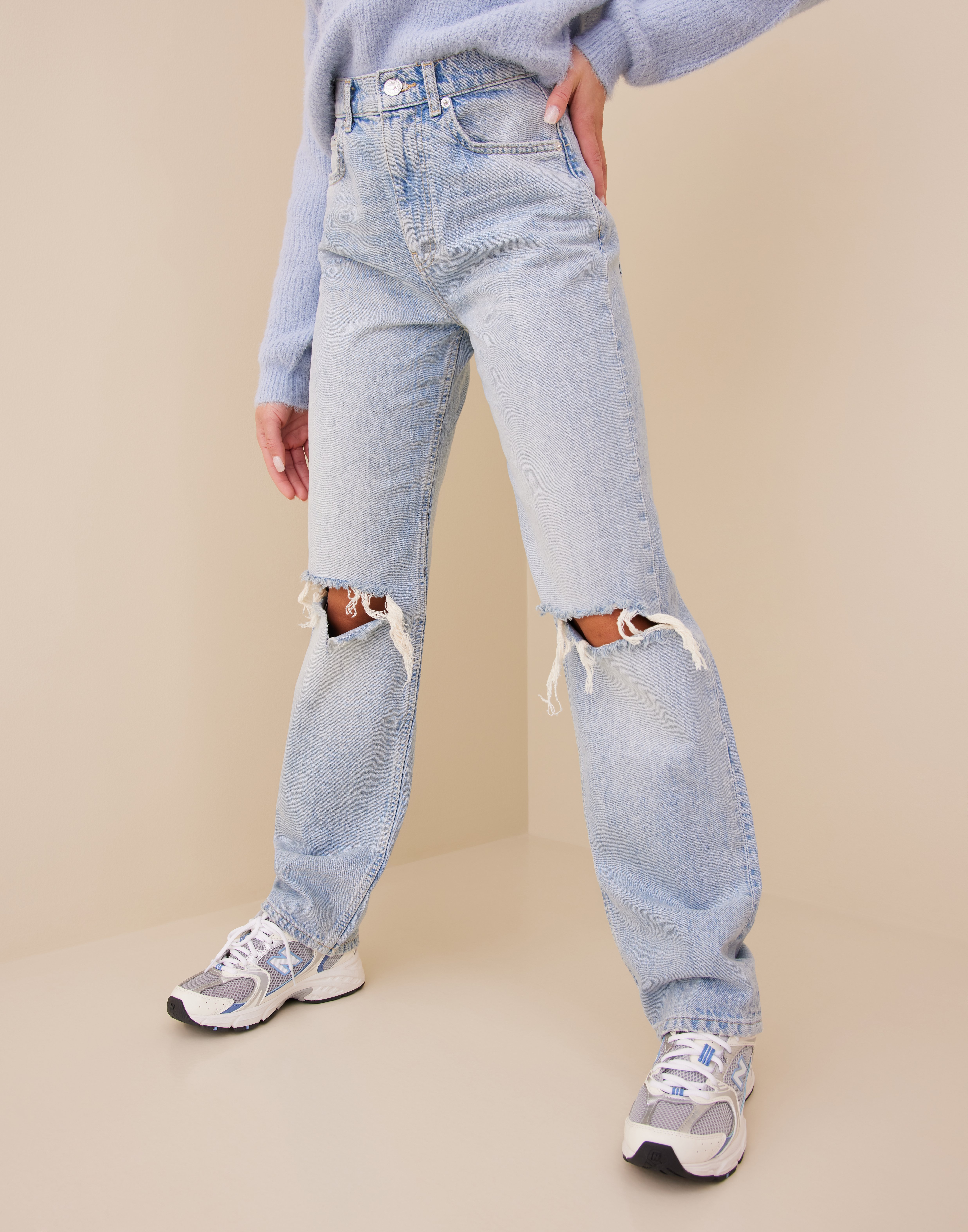 gina 90s high waist jeans blue