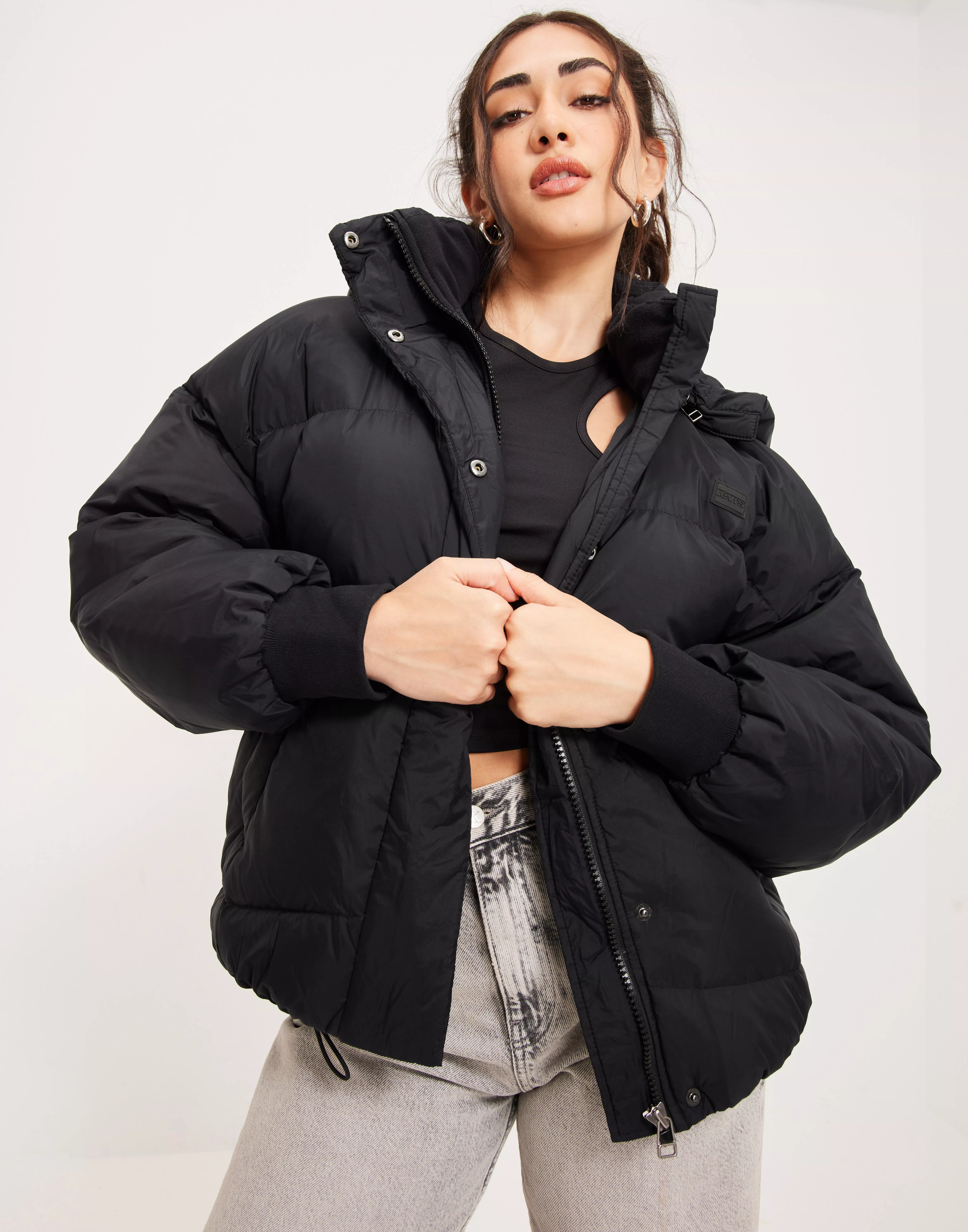 Baby black puffer outlet jacket