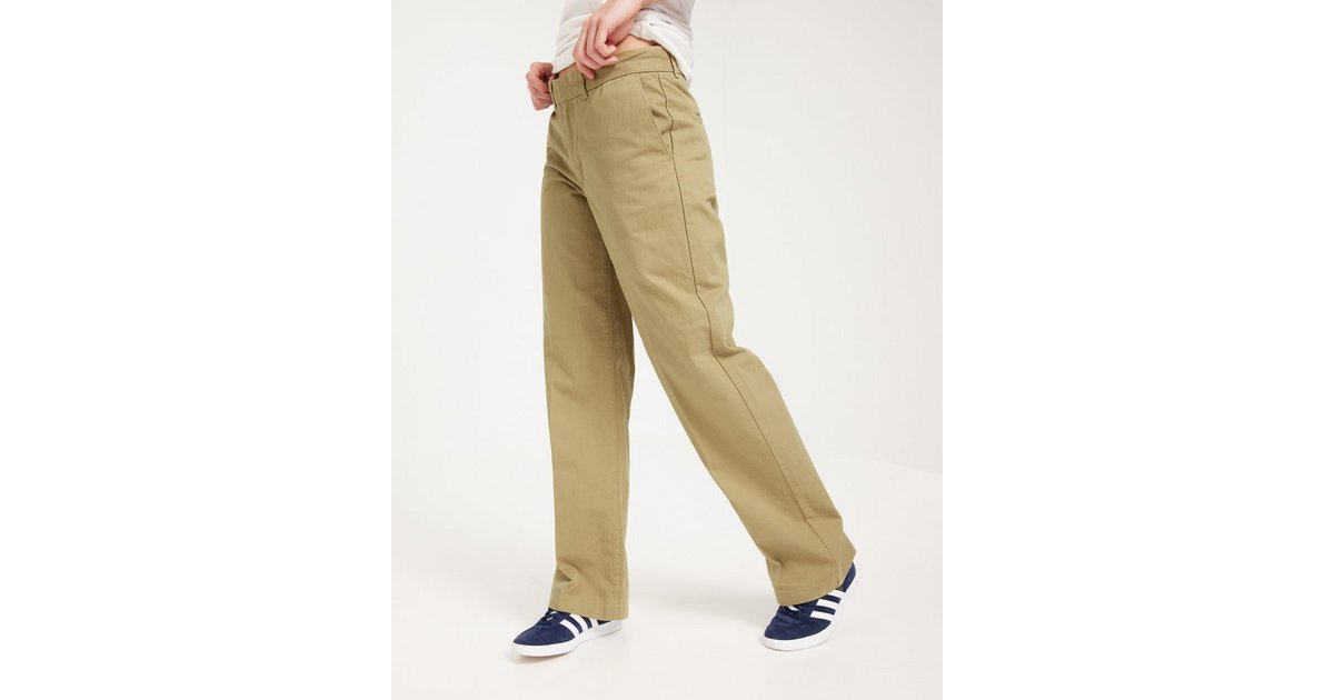 Baggy Trousers in Unbasic Khaki - Glue Store