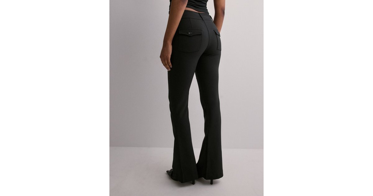 Bootcut trousers - Black - Women - Gina Tricot