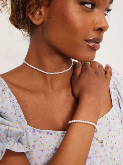 Summer Pearl Necklace + Bracelet