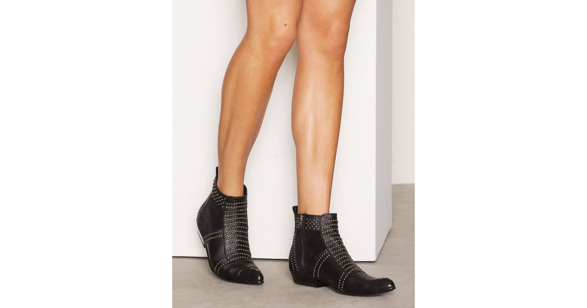 Buy Anine Bing Charlie Boots Black Silver Nelly