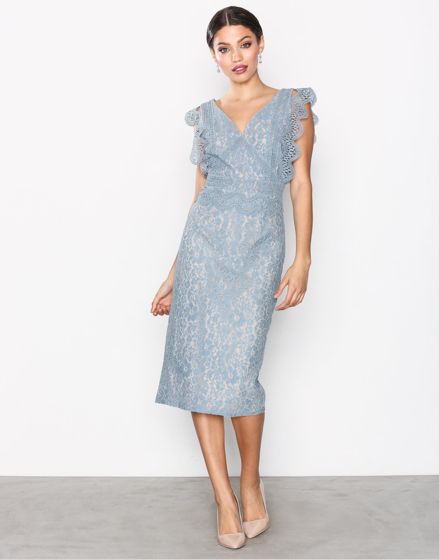 Lace Plated Dress