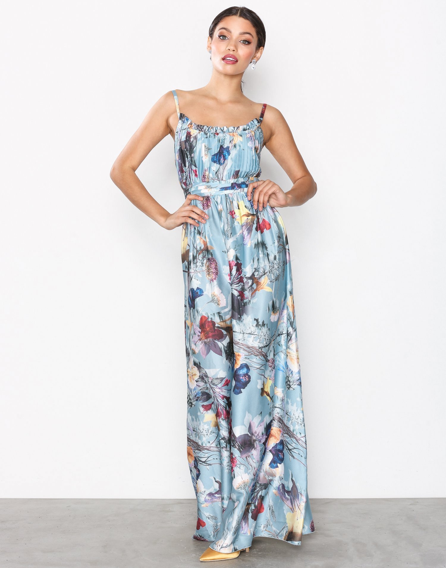 Satin Maxi Dress