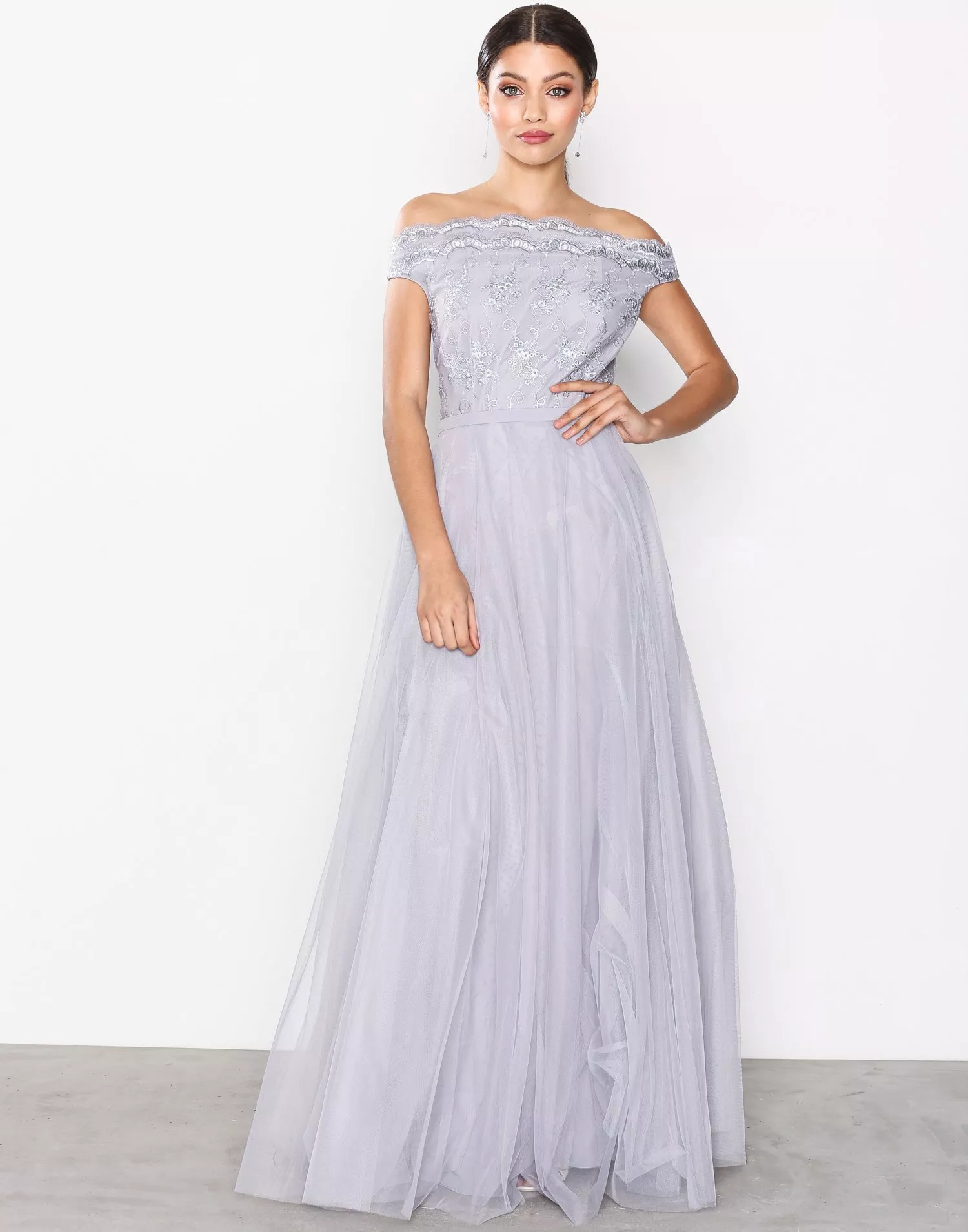 Little mistress embroidered outlet prom dress