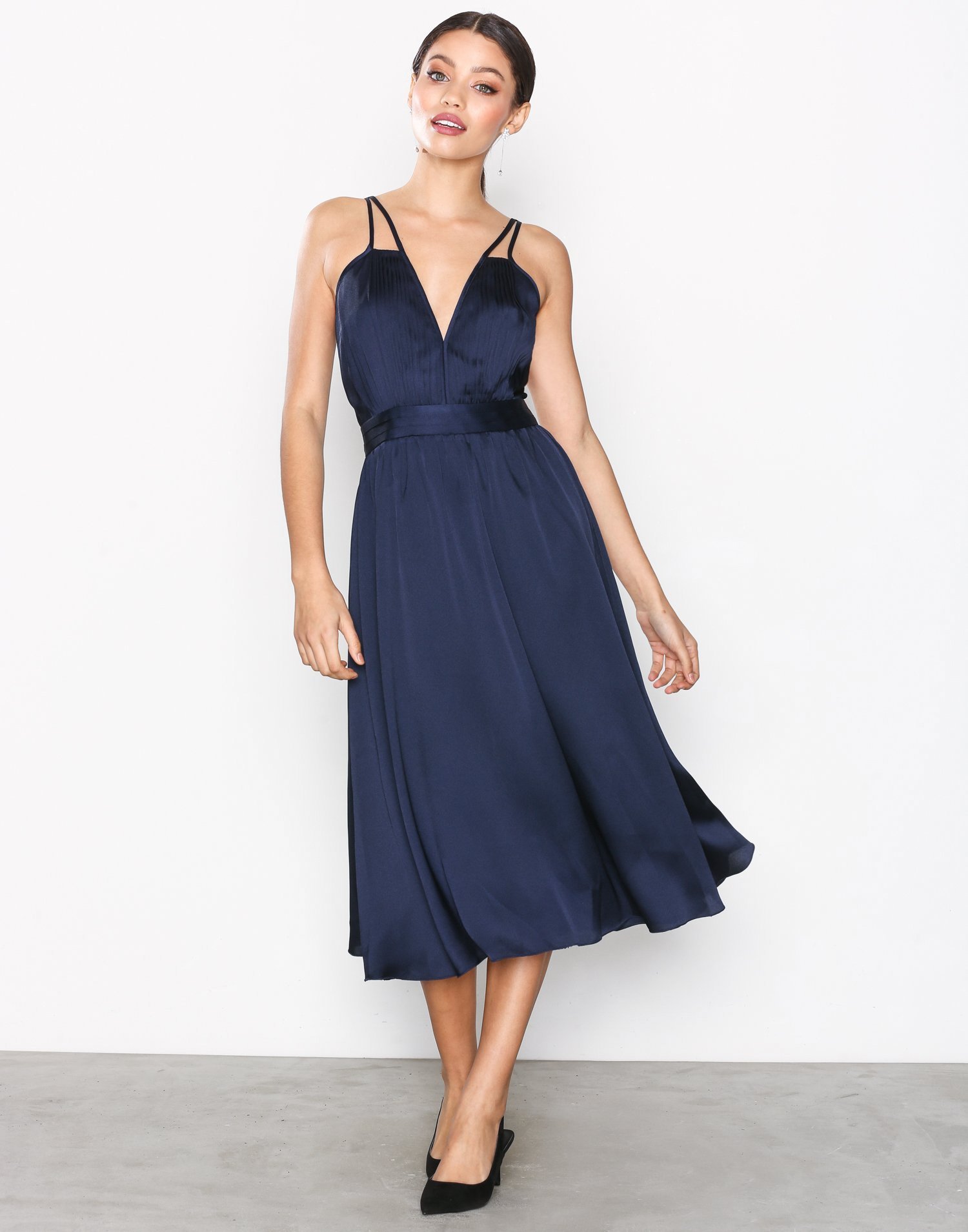 Satin Midi Dress