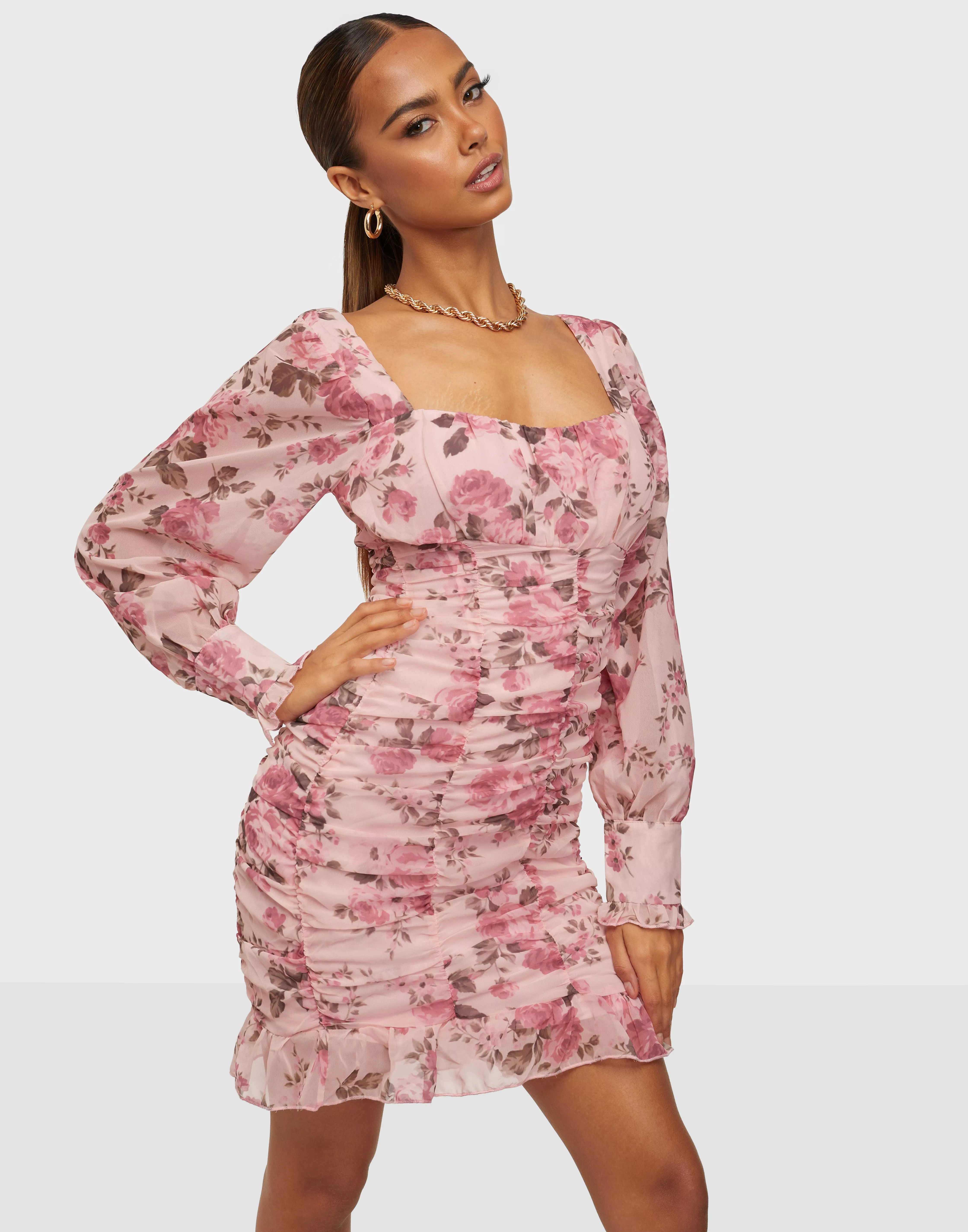 Wild Flowers Mini Dress Pink | atelier-yuwa.ciao.jp