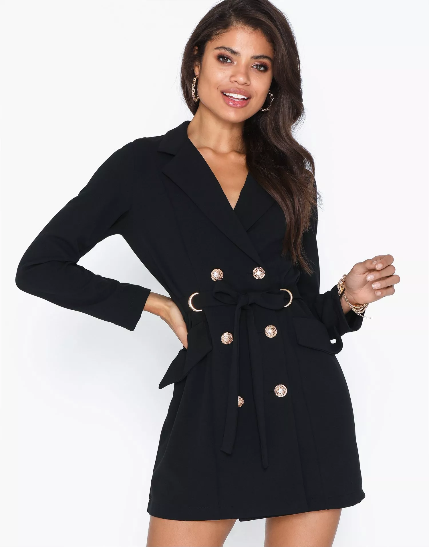 AX Paris Britney Black Blazer Dress