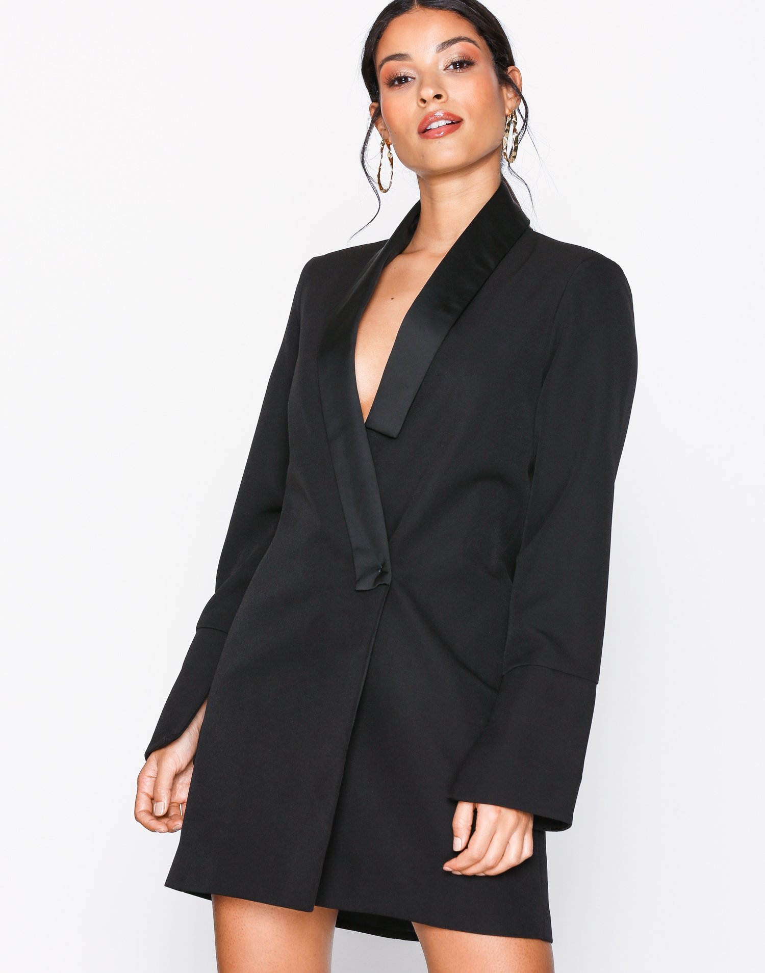 MB x MG Collar Detail Blazer Dress